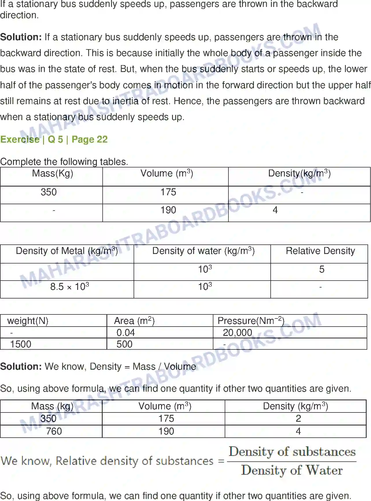 Maharashtra Board Solution Class-8 General+Science Force and Pressure Image 4