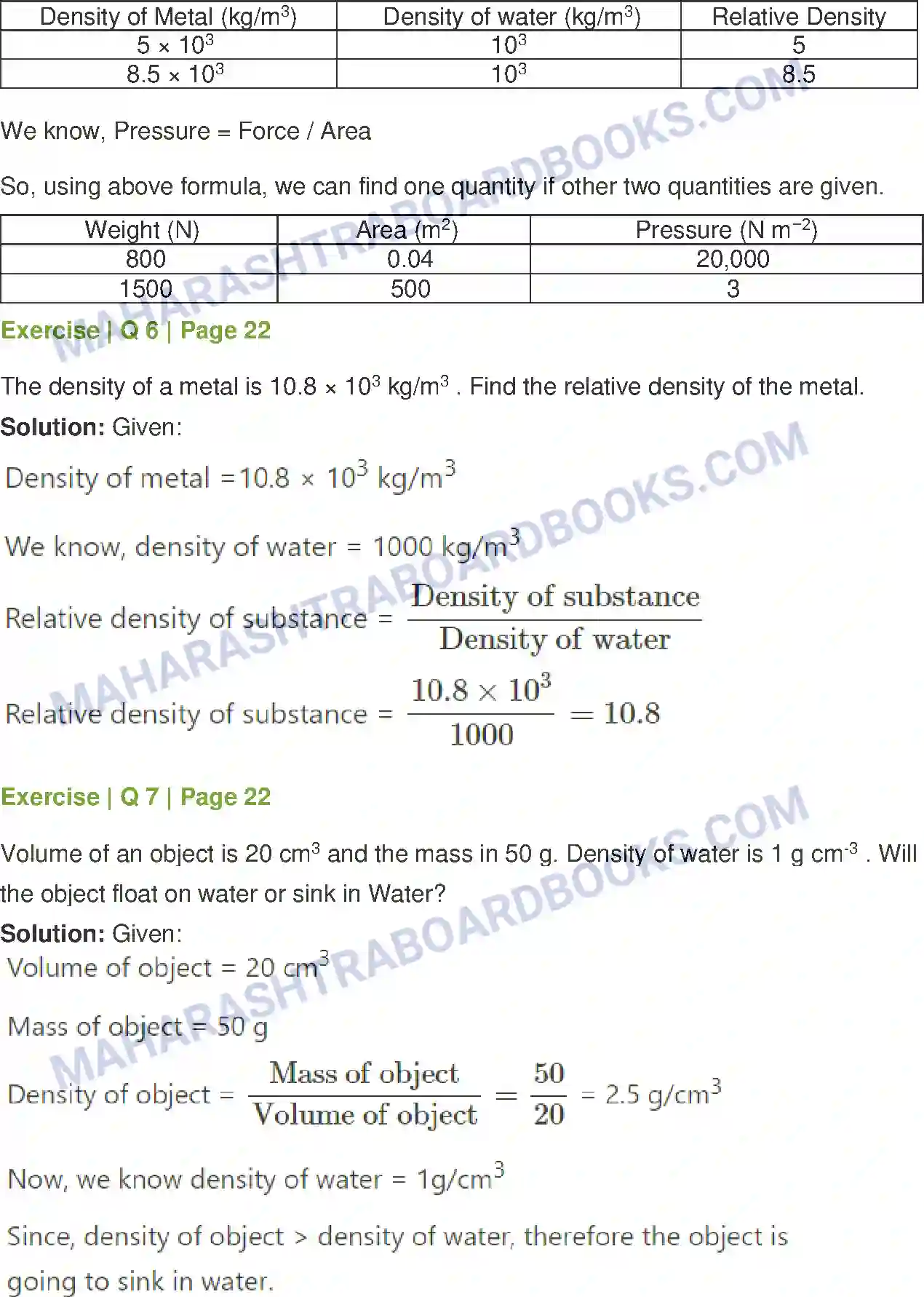Maharashtra Board Solution Class-8 General+Science Force and Pressure Image 5
