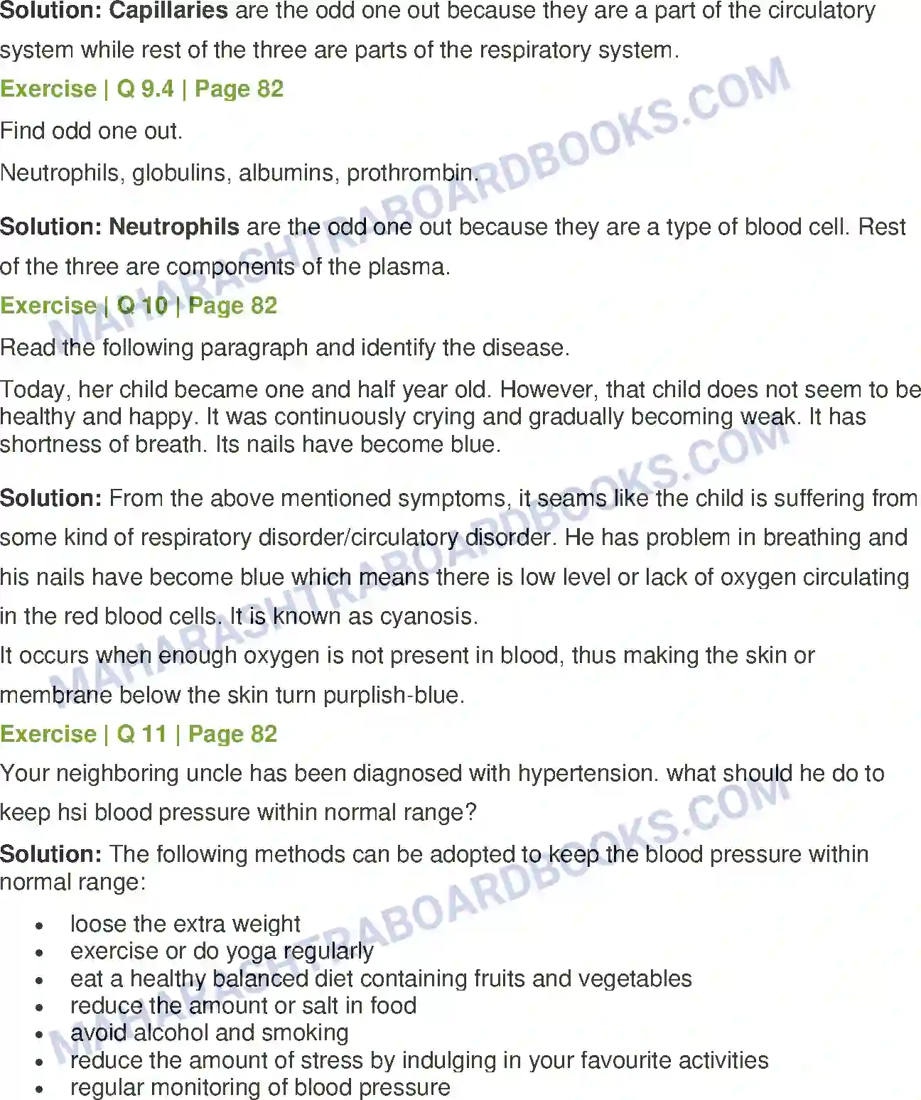 Maharashtra Board Solution Class-8 General+Science Human Body and Organ System Image 9