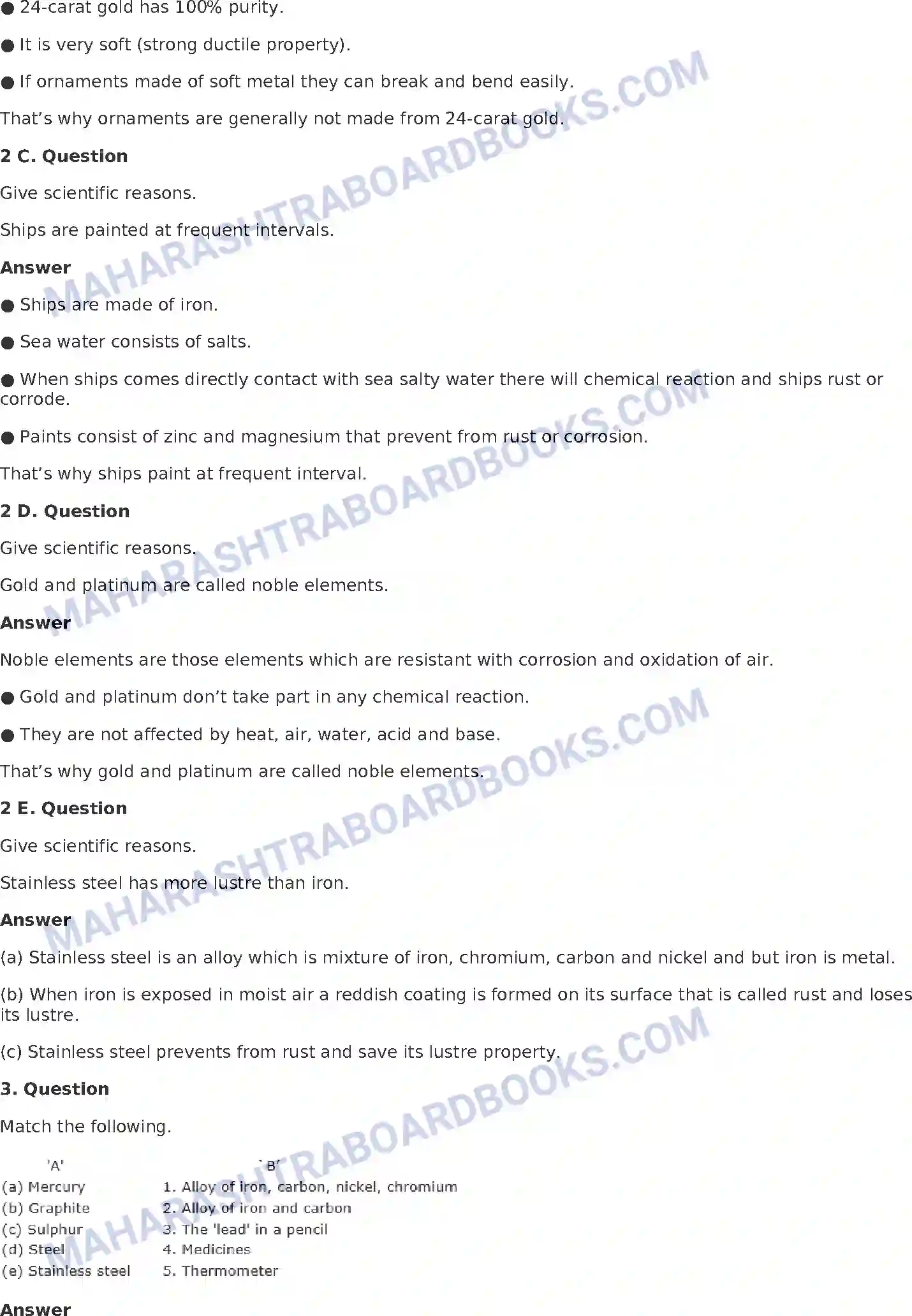 Maharashtra Board Solution Class-8 General+Science Metals and Non-metals Image 3