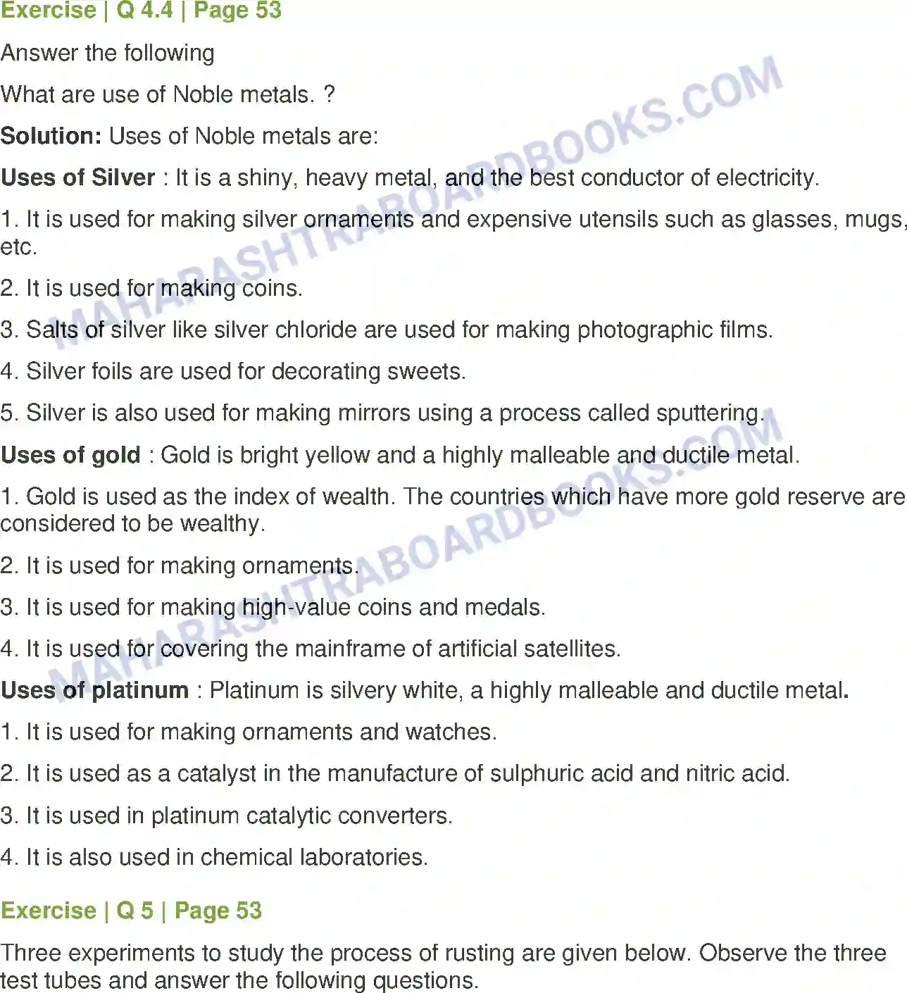 Maharashtra Board Solution Class-8 General+Science Metals and Nonmetals Image 5
