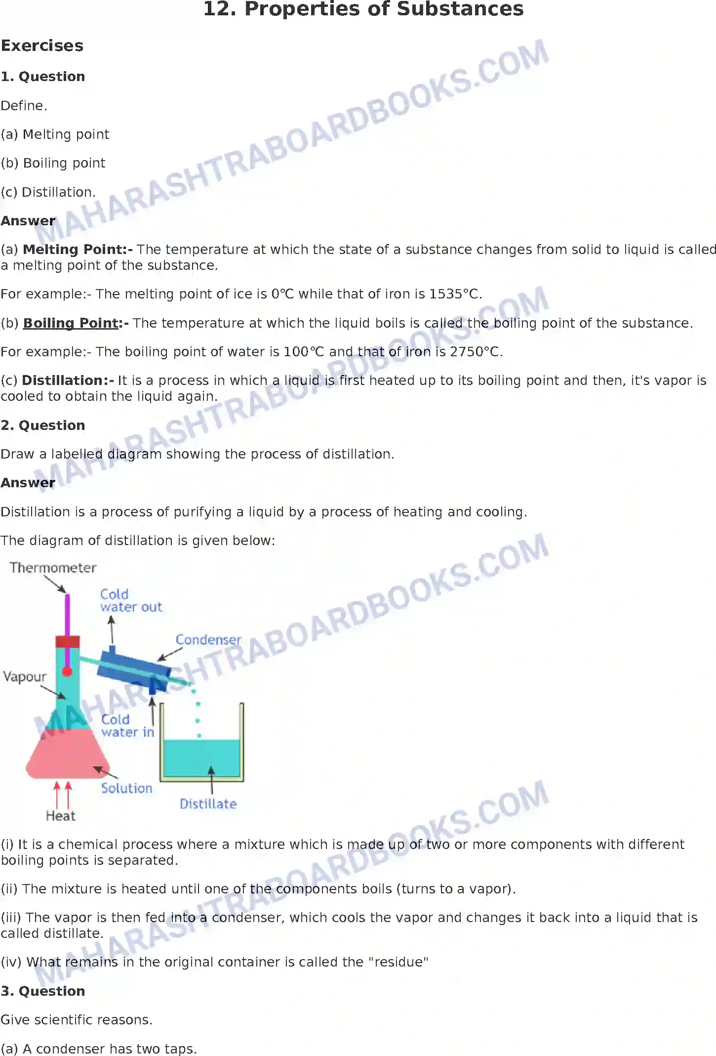 Maharashtra Board Solution Class-8 General+Science Properties of Substances Image 1