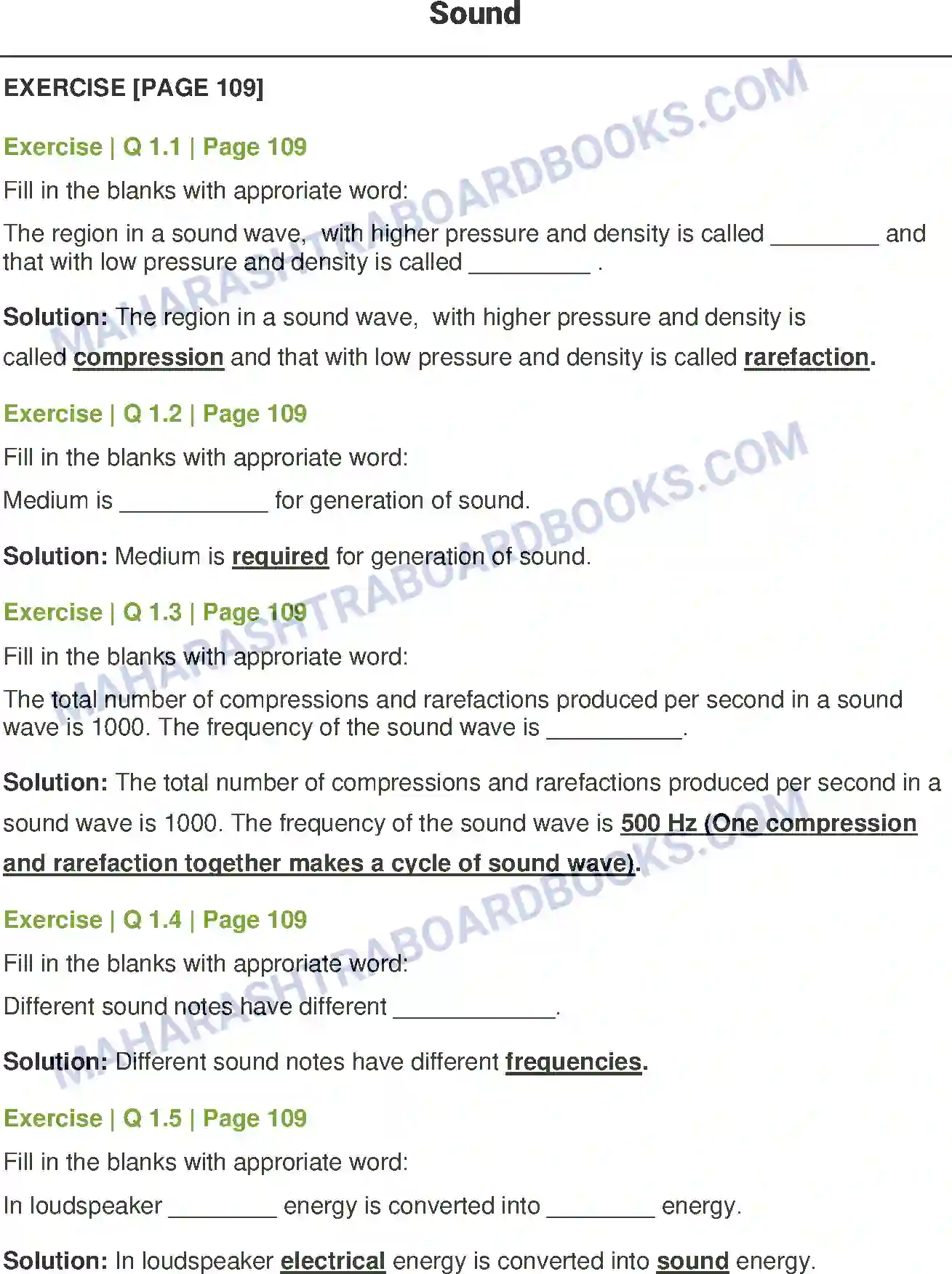 Maharashtra Board Solution Class-8 General+Science Sound Image 1