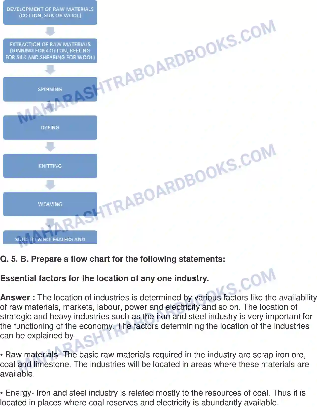 Maharashtra Board Solution Class-8 Geography+-+English+Medium Industries Image 8