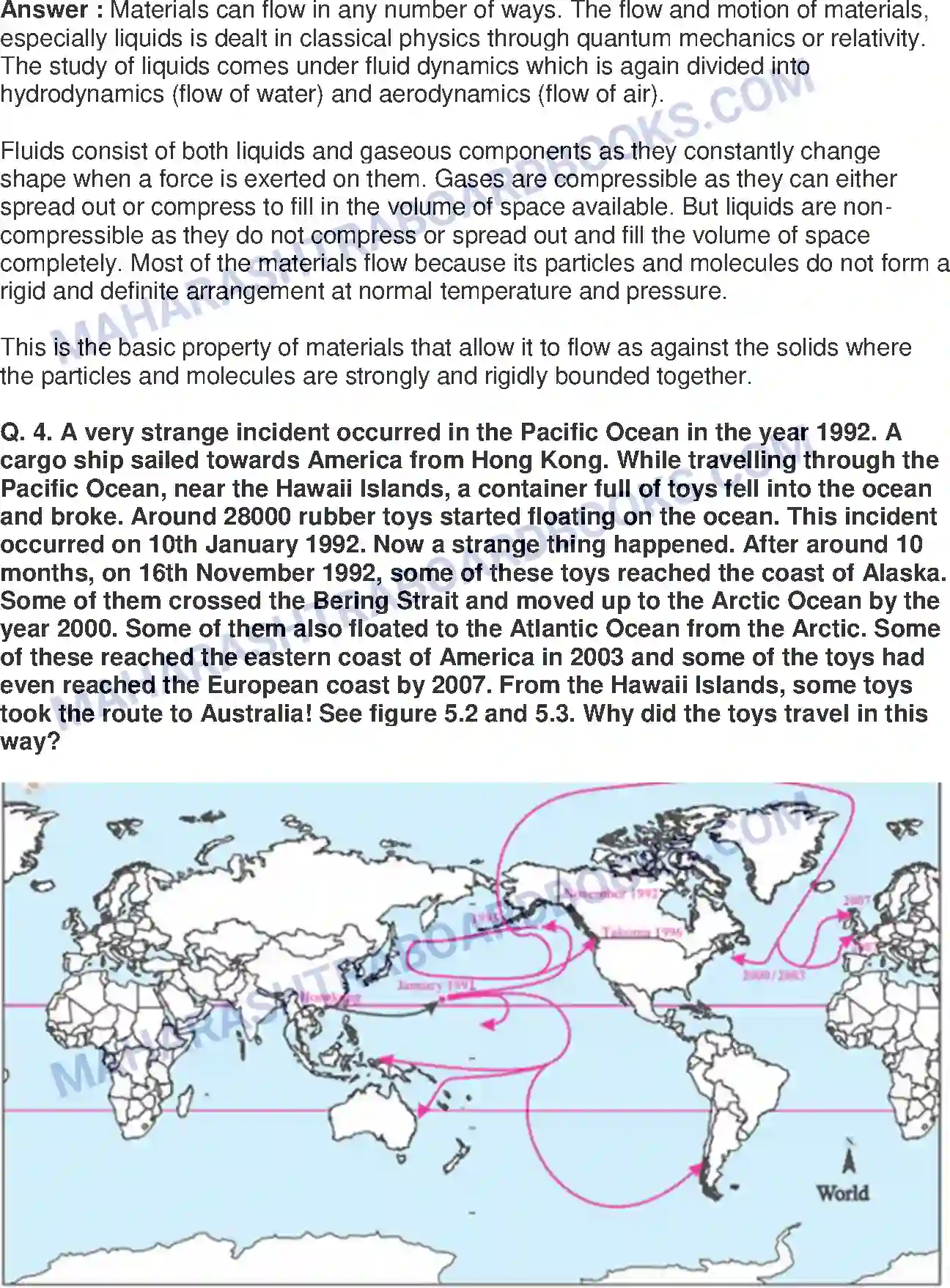 Maharashtra Board Solution Class-8 Geography+-+English+Medium Ocean Currents Image 11