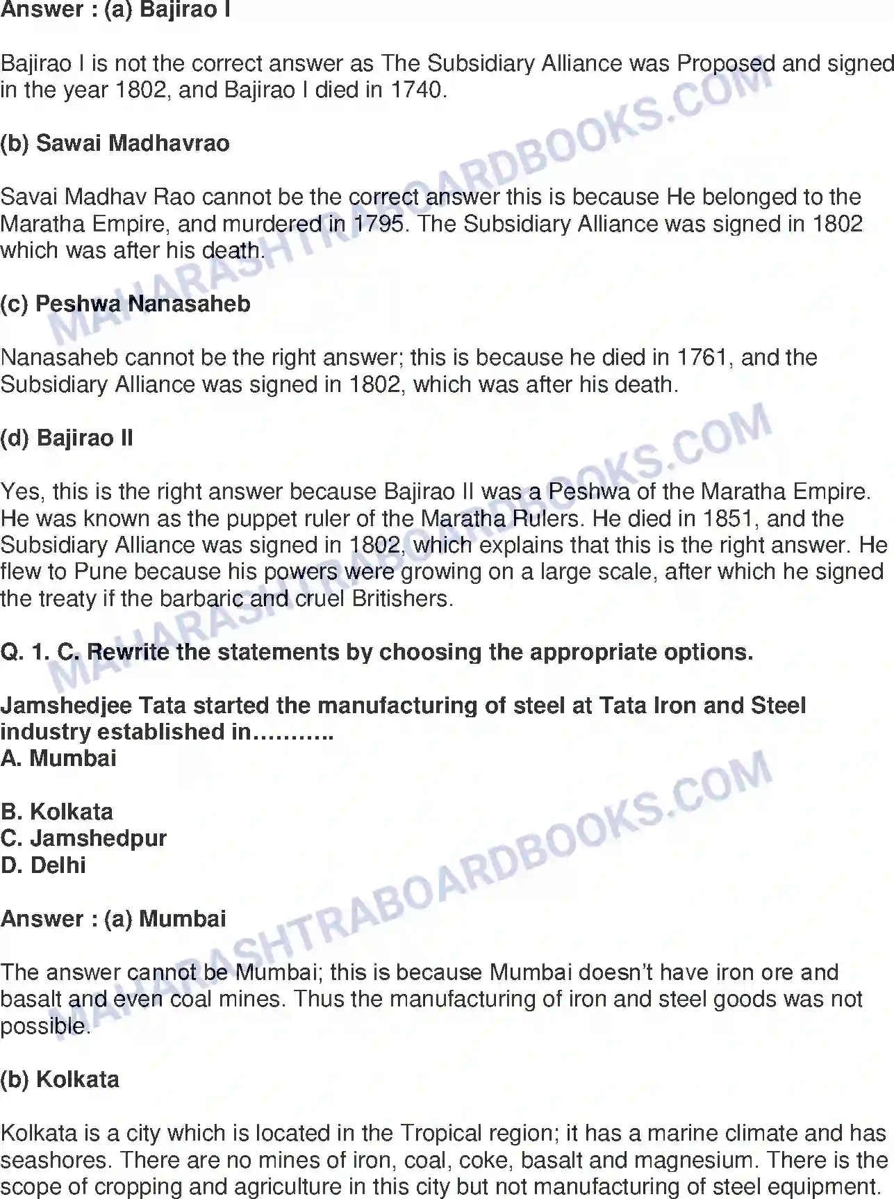 Maharashtra Board Solution Class-8 History+-+English+Medium Effects of British rule Image 2