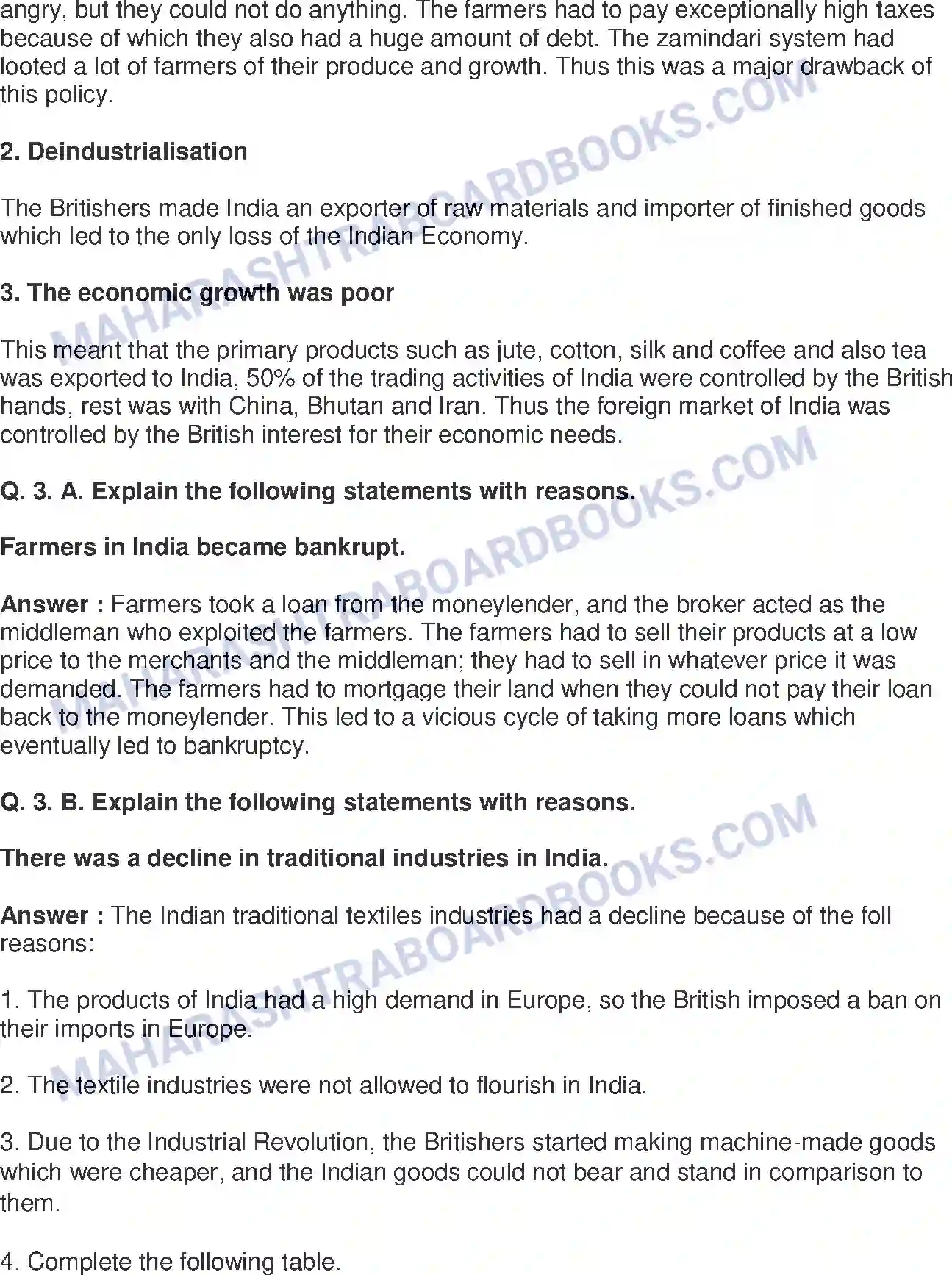Maharashtra Board Solution Class-8 History+-+English+Medium Effects of British rule Image 4