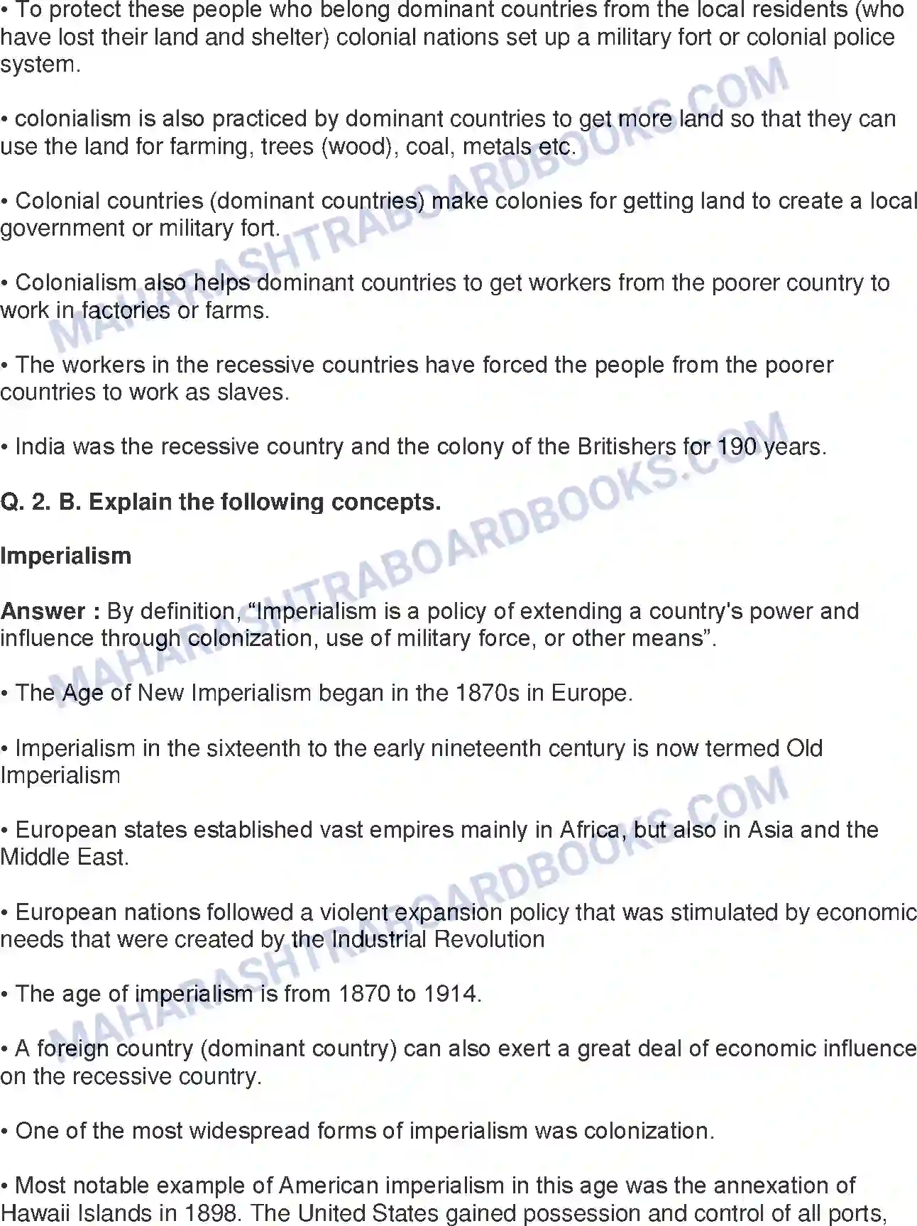 Maharashtra Board Solution Class-8 History+-+English+Medium Europe and India Image 3