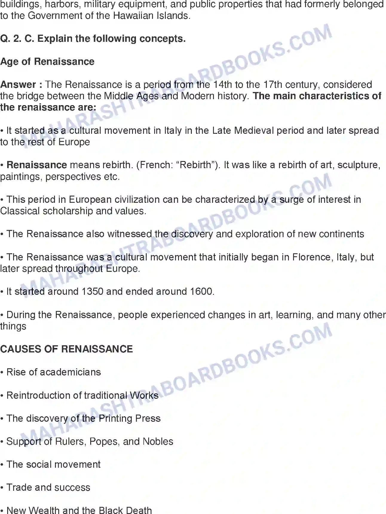 Maharashtra Board Solution Class-8 History+-+English+Medium Europe and India Image 4