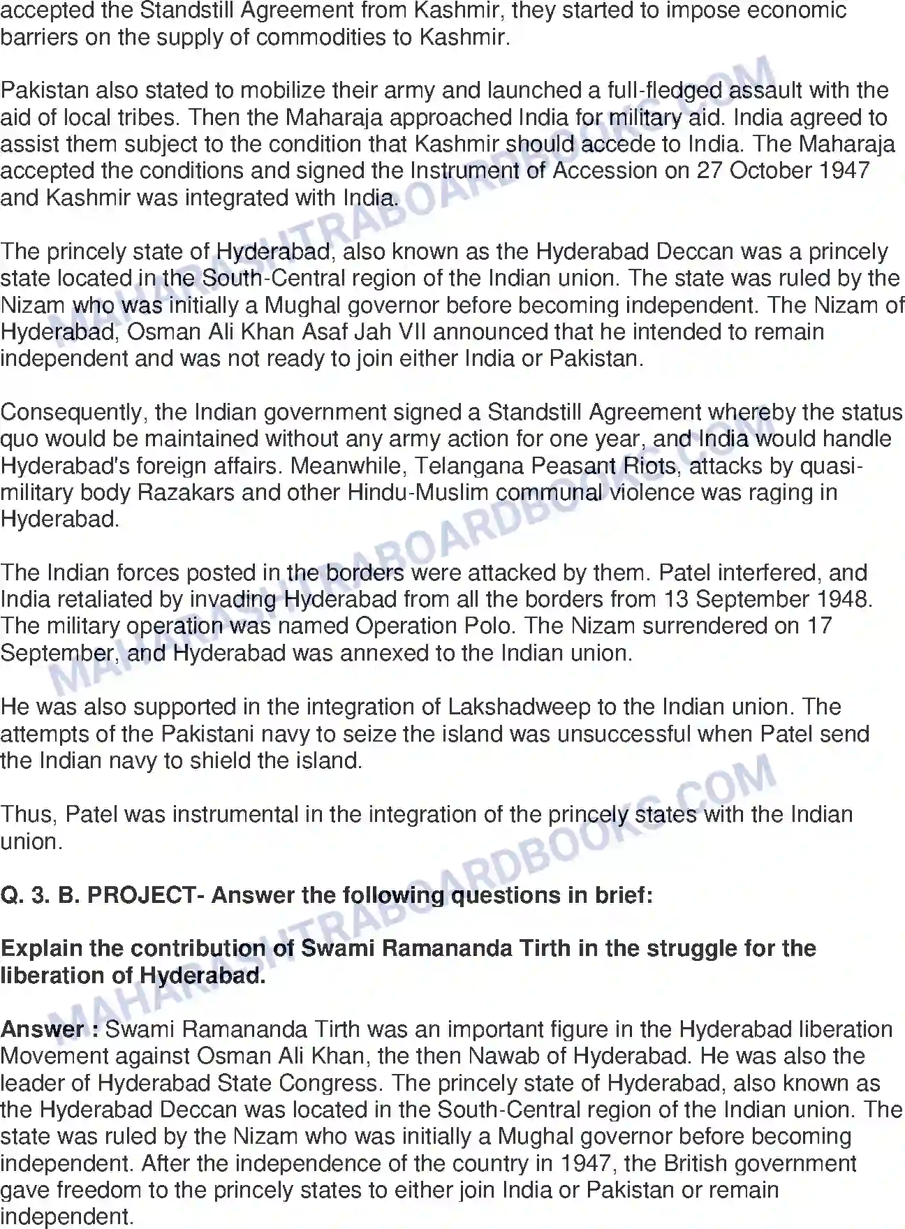 Maharashtra Board Solution Class-8 History+-+English+Medium Fulfillment of Struggle for Independence Image 4