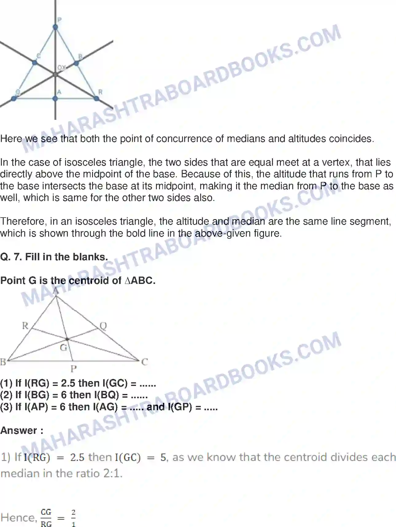 Maharashtra Board Solution Class-8 Mathematics+-+English+Medium Altitudes and Medians of a Triangle Image 11
