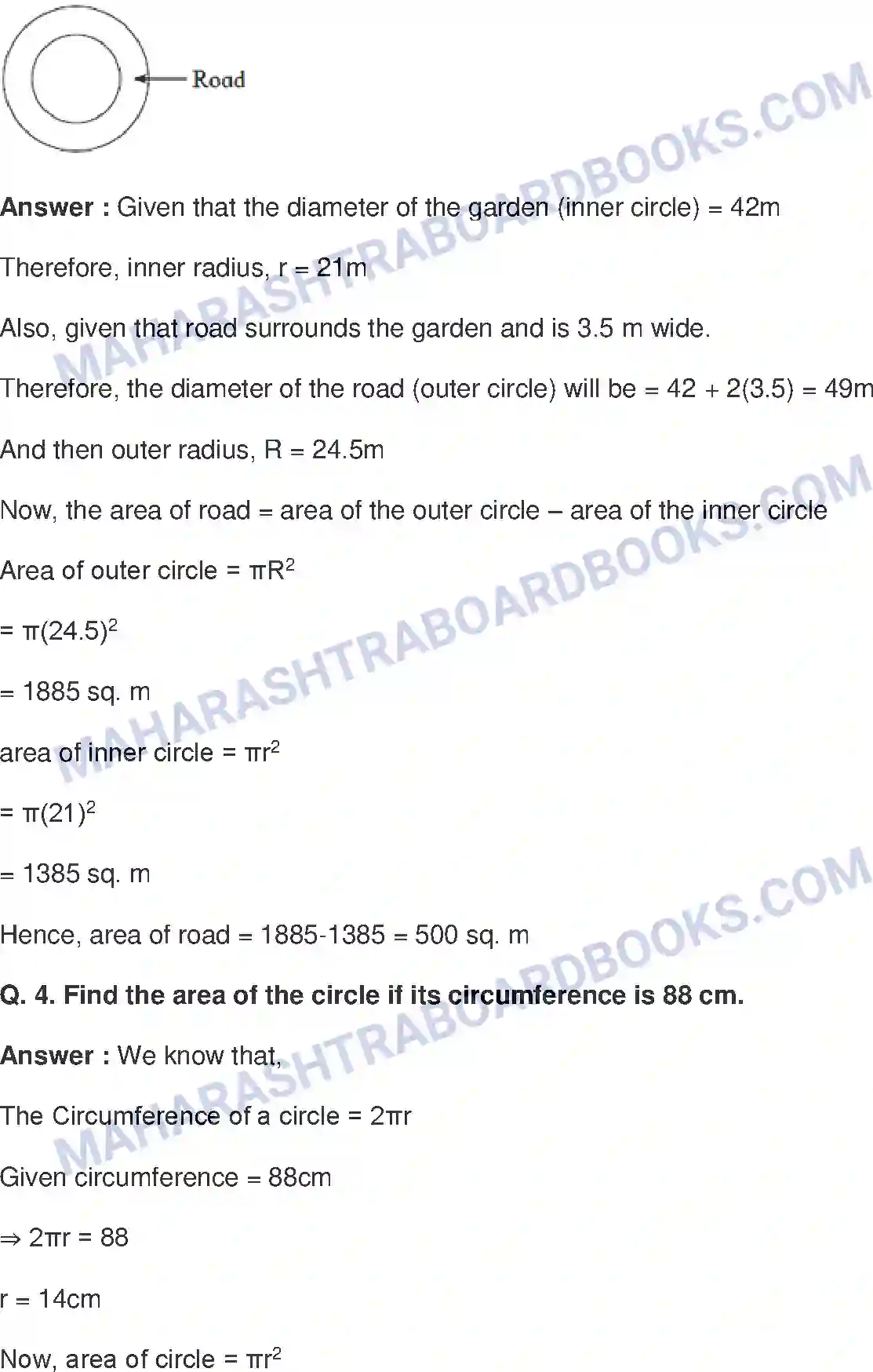 Maharashtra Board Solution Class-8 Mathematics+-+English+Medium Area Image 16