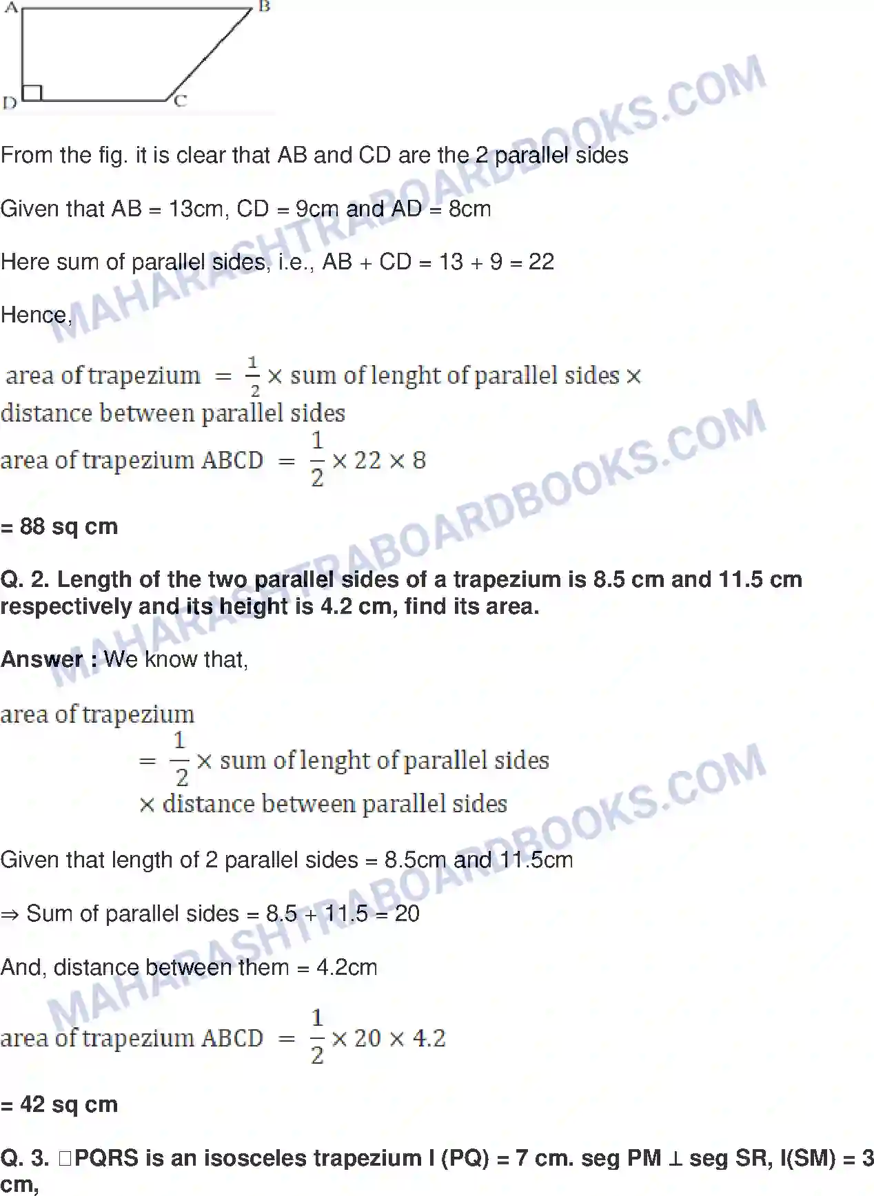 Maharashtra Board Solution Class-8 Mathematics+-+English+Medium Area Image 6
