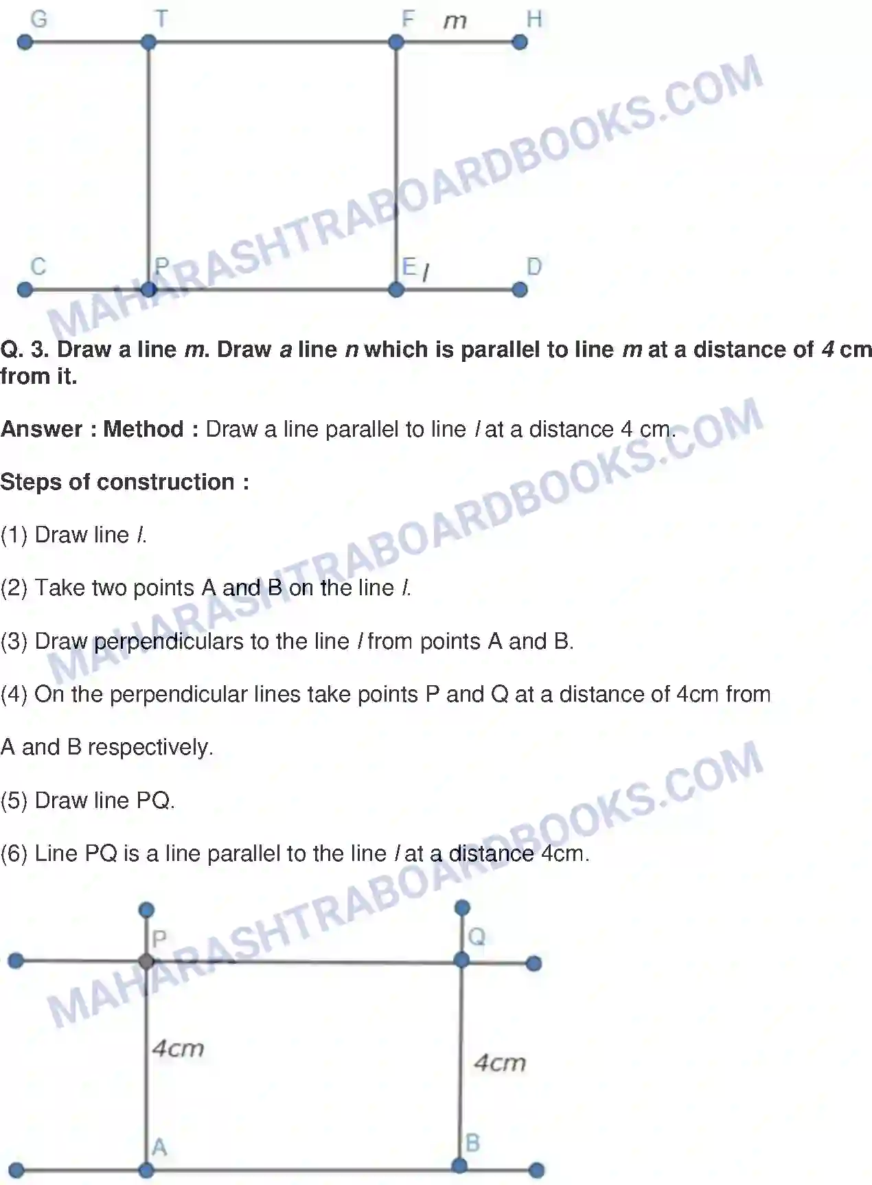 Maharashtra Board Solution Class-8 Mathematics+-+English+Medium Parallel Lines and Transversals Image 13