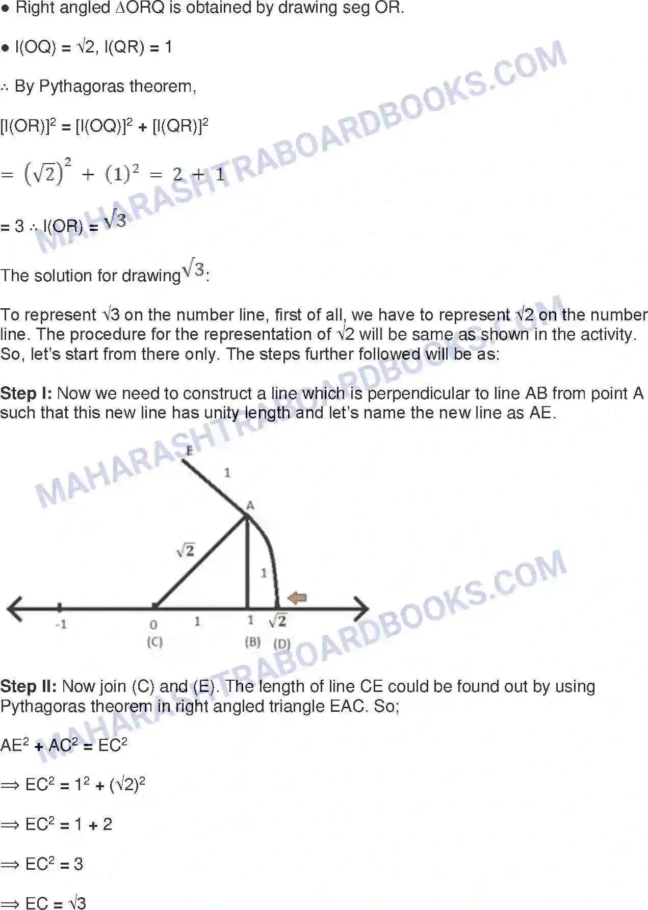 Maharashtra Board Solution Class-8 Mathematics+-+English+Medium Rational and Irrational Numbers Image 14