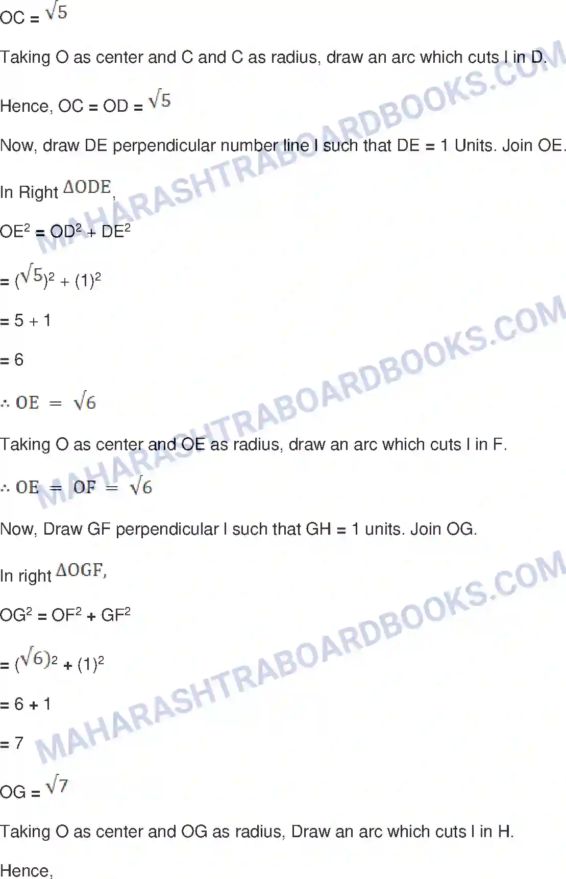 Maharashtra Board Solution Class-8 Mathematics+-+English+Medium Rational and Irrational Numbers Image 18