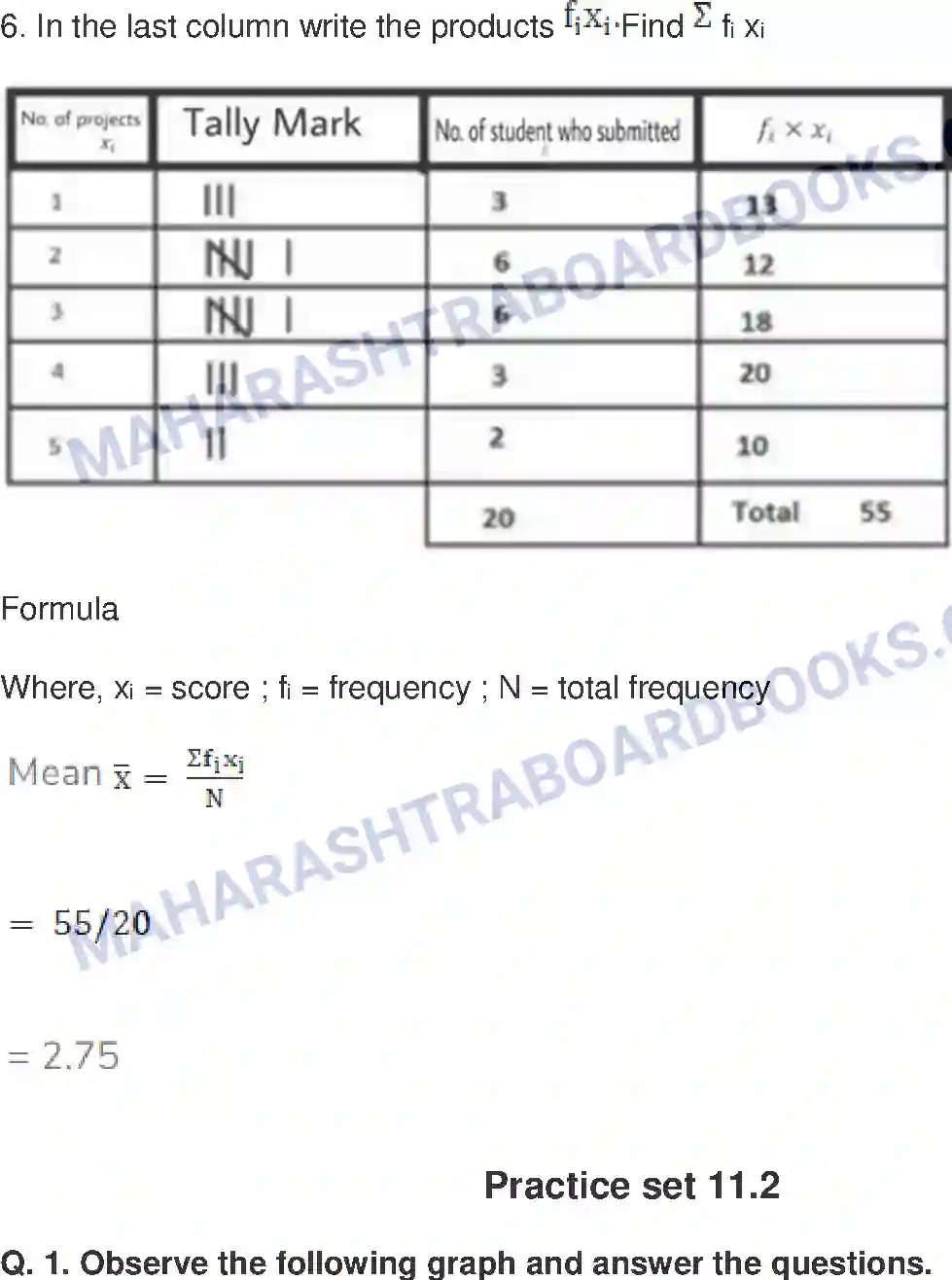 Maharashtra Board Solution Class-8 Mathematics+-+English+Medium Statistics Image 5