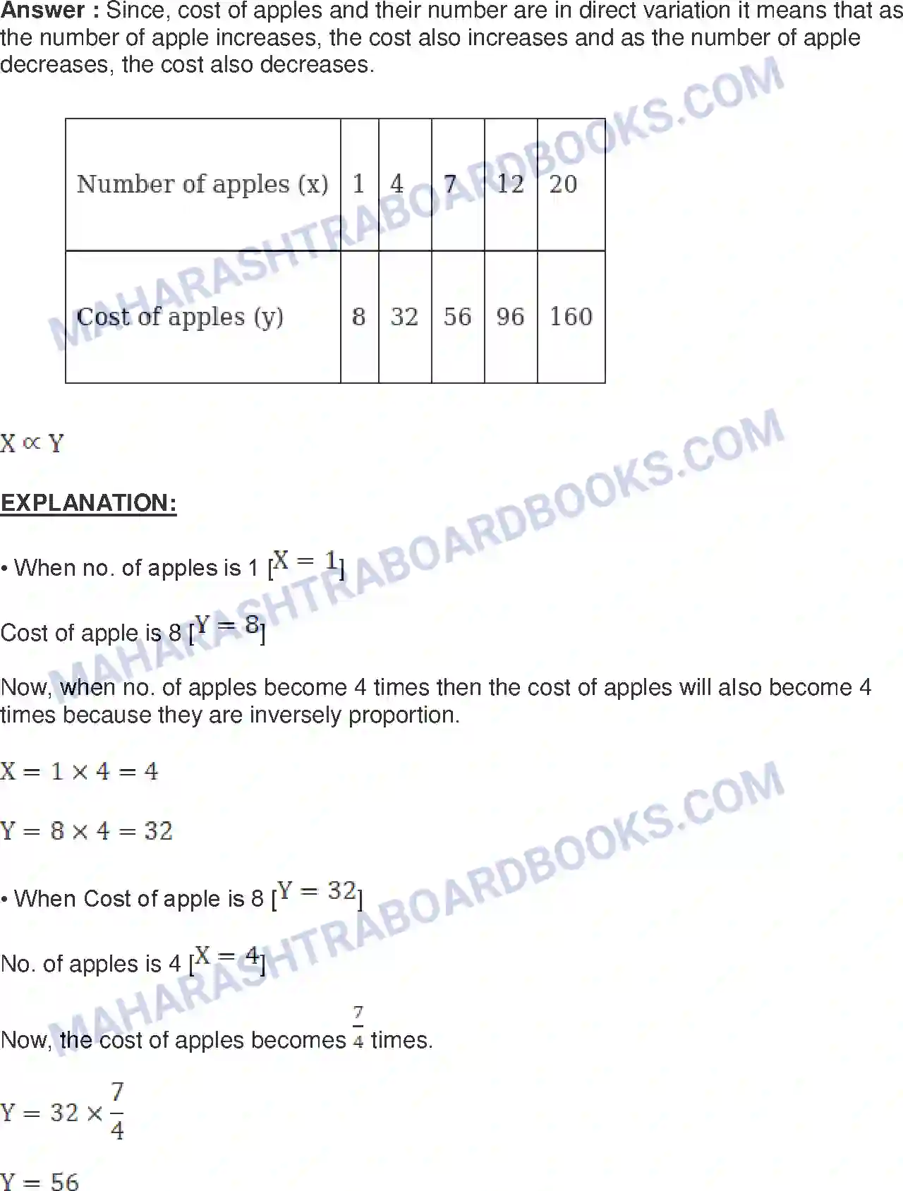 Maharashtra Board Solution Class-8 Mathematics+-+English+Medium Variation Image 2