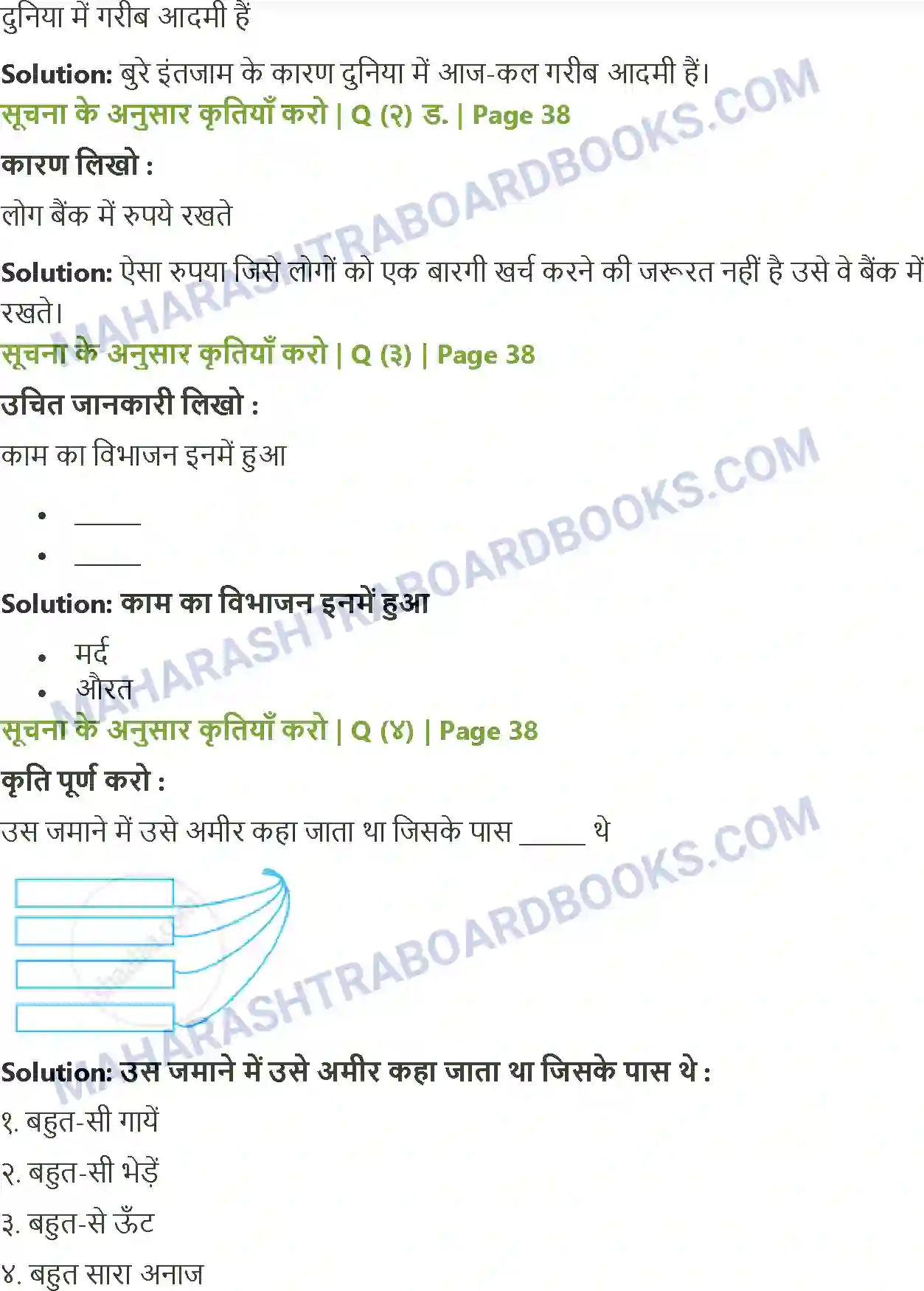 Maharashtra Board Solution Class-8 Sulabhbharati खेती से आई तब्‍दीलियाँ Image 2