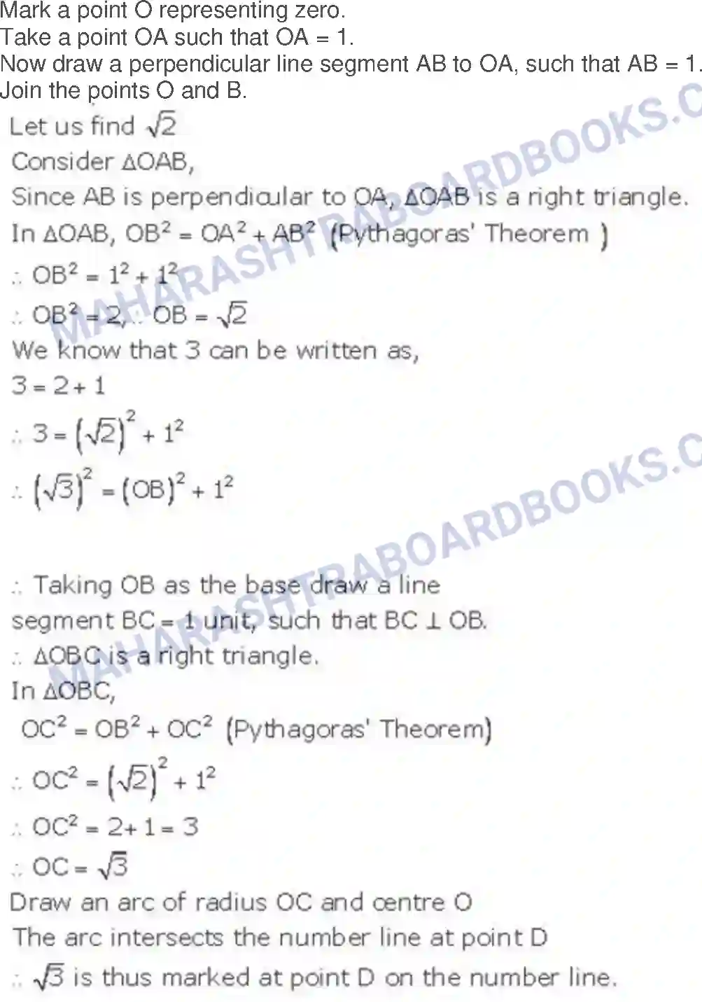 Maharashtra Board Solution class-9 Algebra Real Numbers Image 10