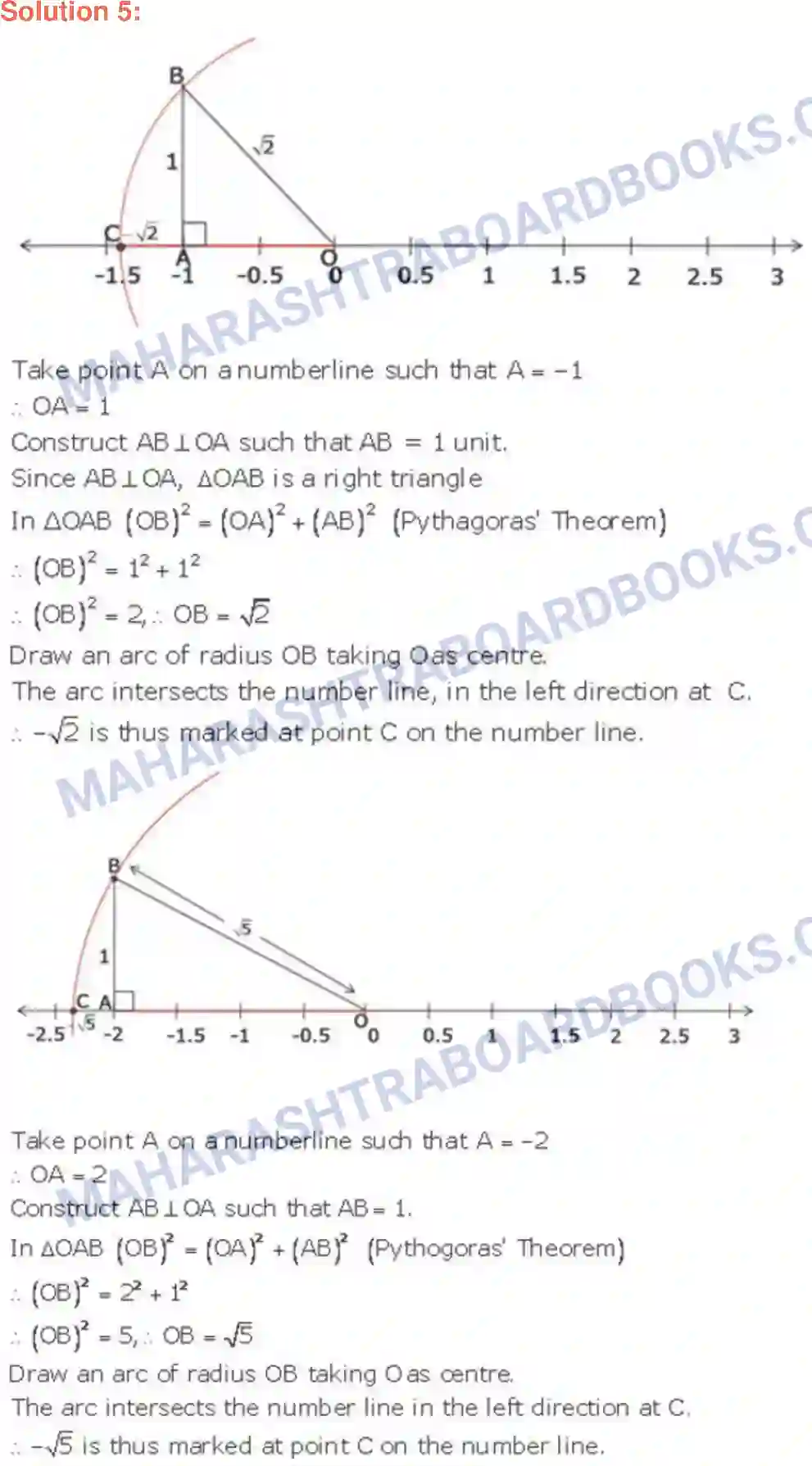 Maharashtra Board Solution class-9 Algebra Real Numbers Image 13