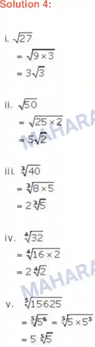 Maharashtra Board Solution class-9 Algebra Real Numbers Image 20