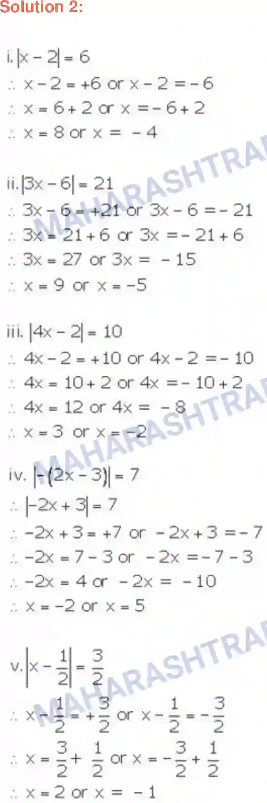 Maharashtra Board Solution class-9 Algebra Real Numbers Image 8