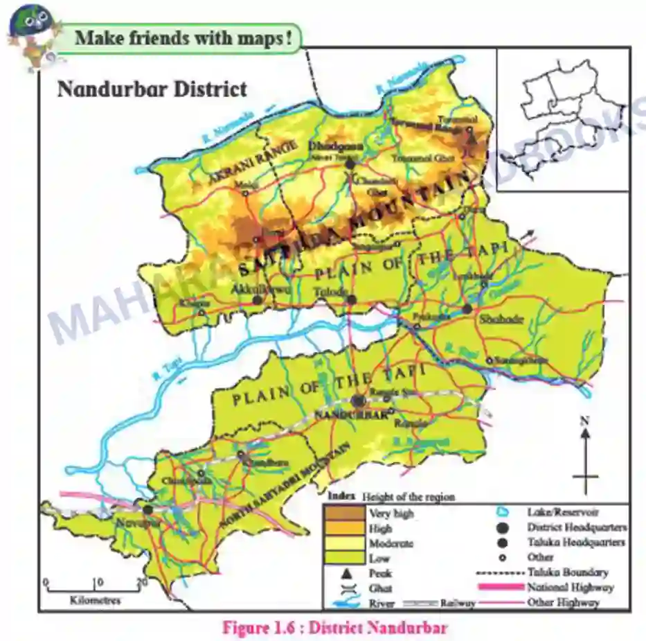 Maharashtra Board Solution Class-9 Geography+-+English+Medium Distributional Maps Image 12