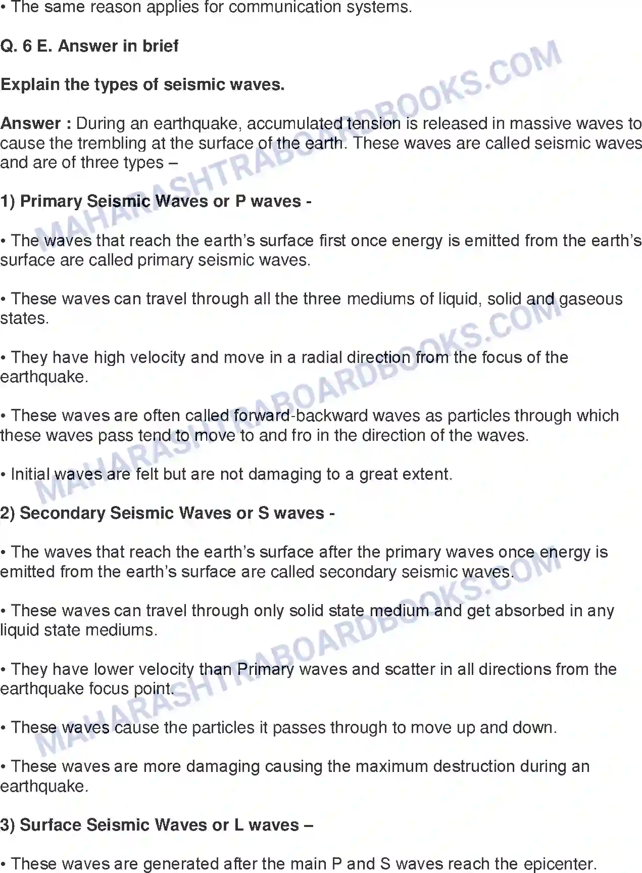 Maharashtra Board Solution Class-9 Geography+-+English+Medium Endogenetic Movements Image 13