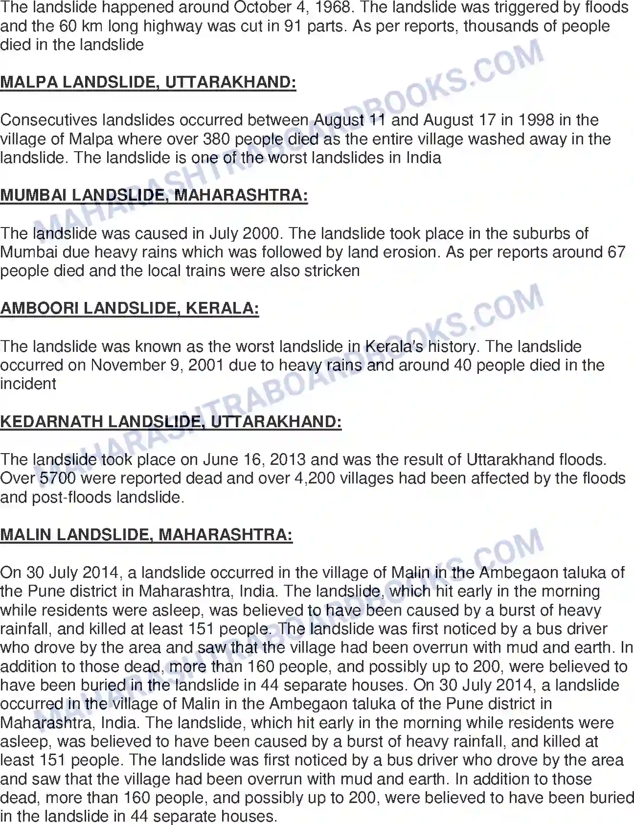 Maharashtra Board Solution class-9 Geography+-+English+Medium Exogenetic Movements Part-1 Image 9