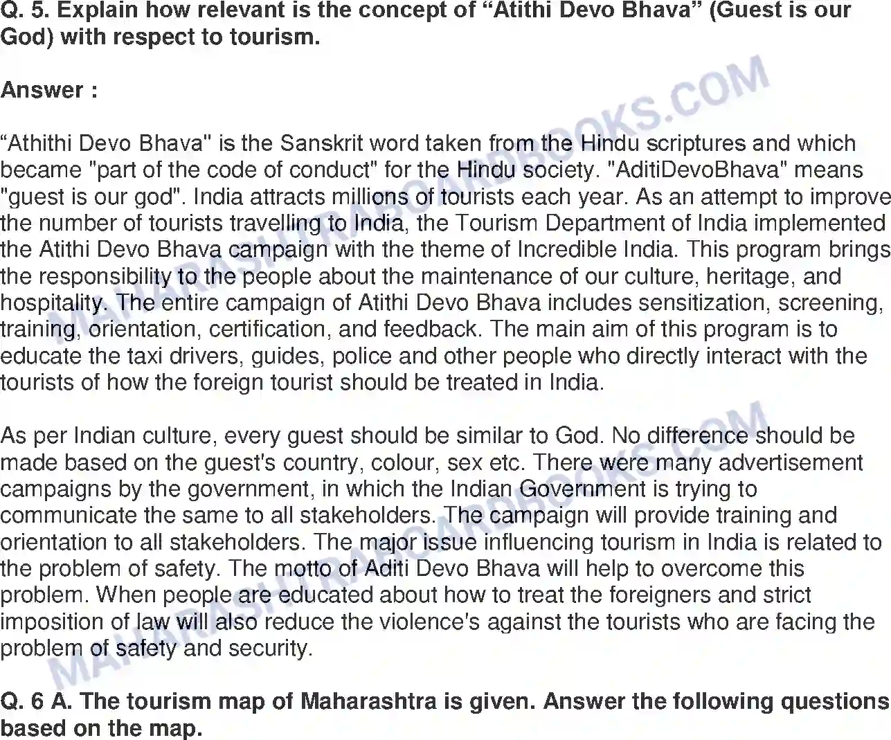 Maharashtra Board Solution class-9 Geography+-+English+Medium Tourism Image 10