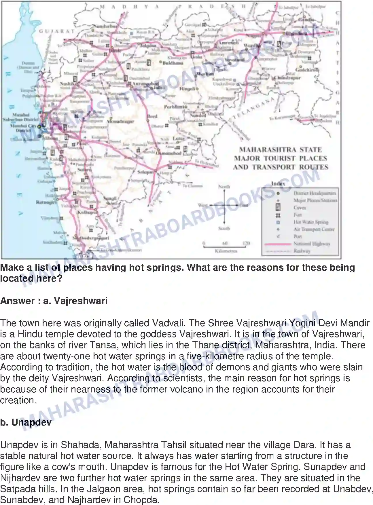 Maharashtra Board Solution class-9 Geography+-+English+Medium Tourism Image 11