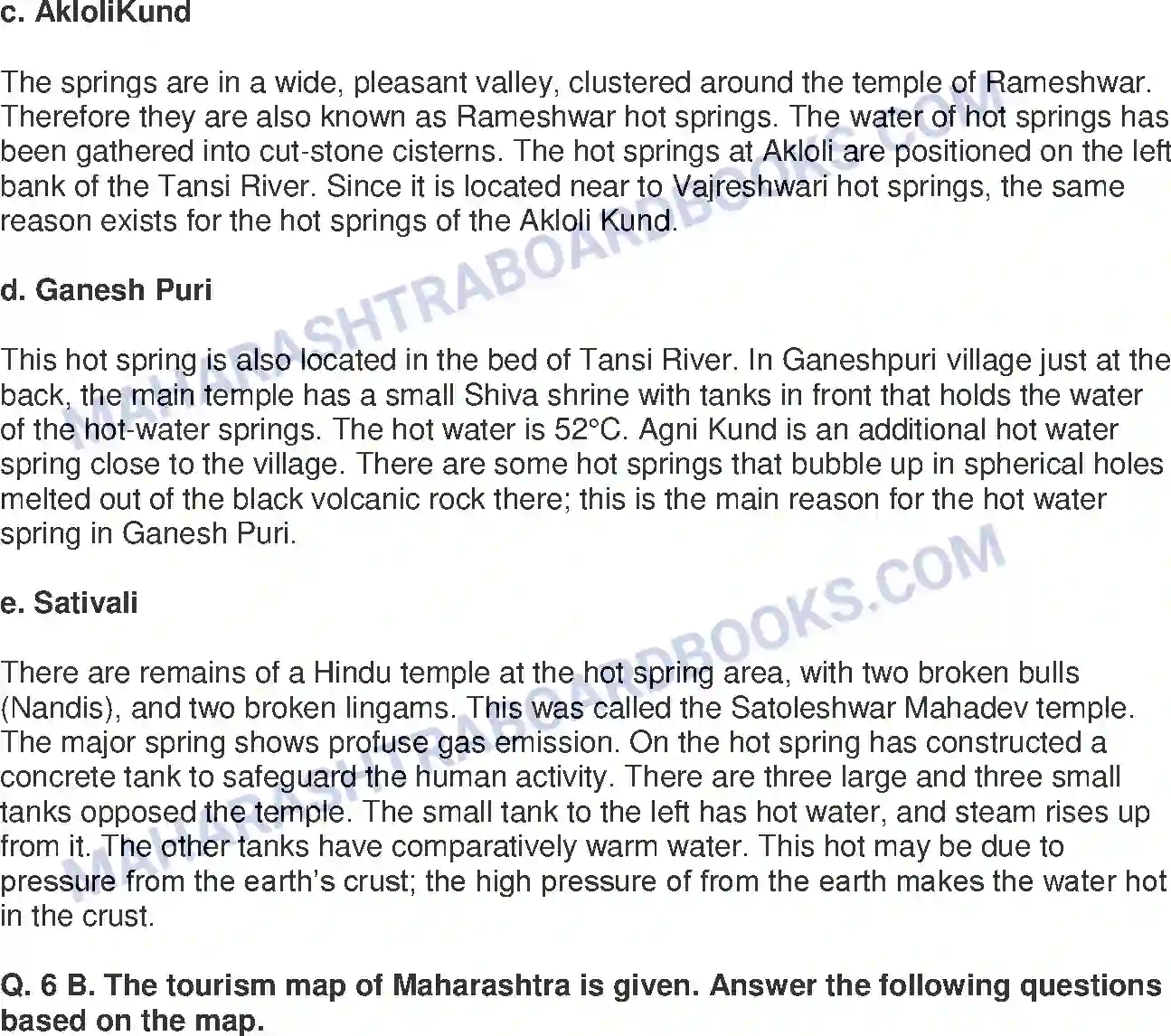 Maharashtra Board Solution class-9 Geography+-+English+Medium Tourism Image 12