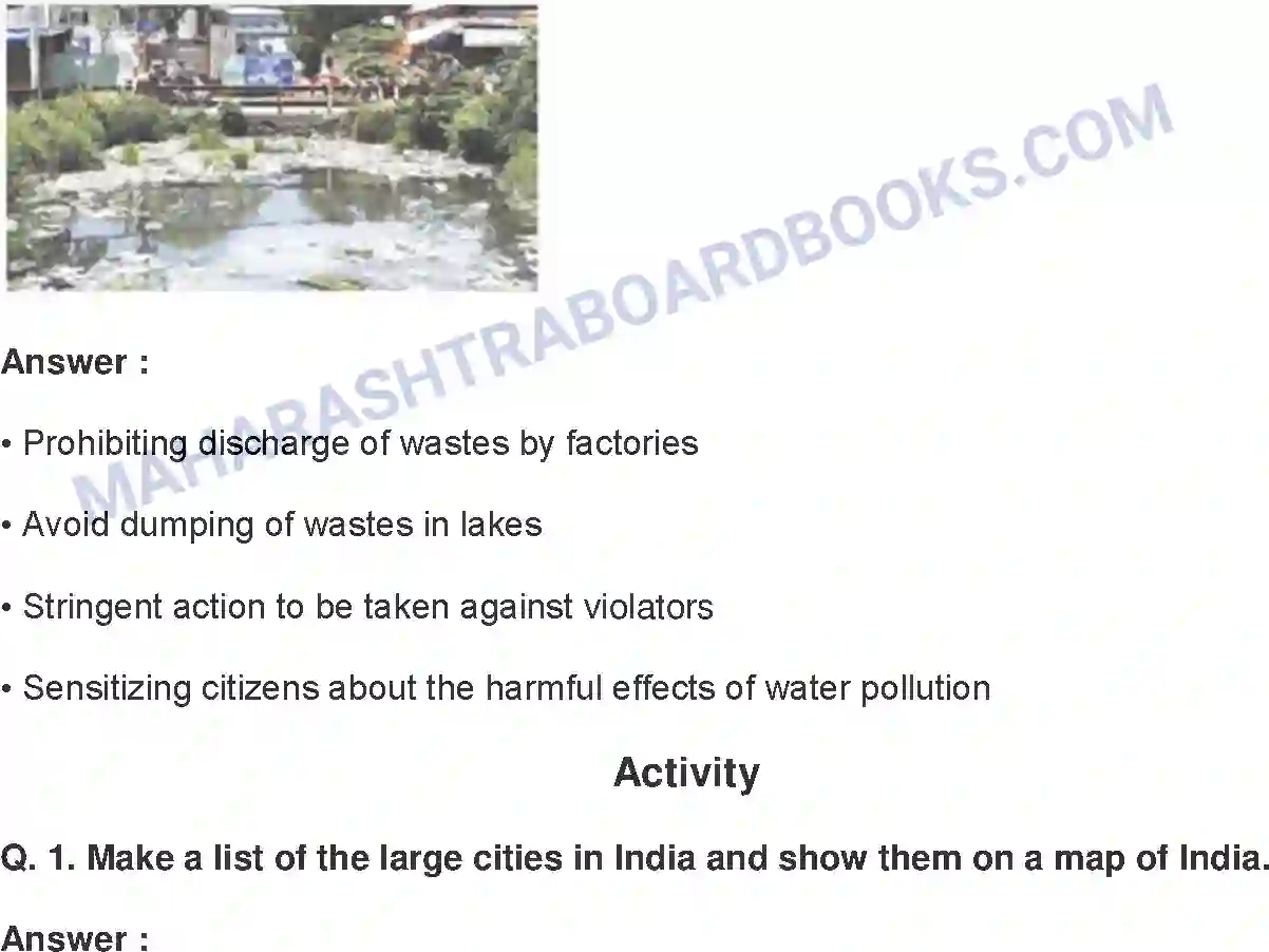 Maharashtra Board Solution class-9 Geography+-+English+Medium Urbanisation Image 12