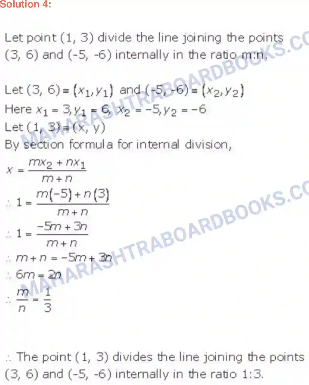 Maharashtra Board Solution Class-9 Geometry Co-ordinate Geometry Image 11