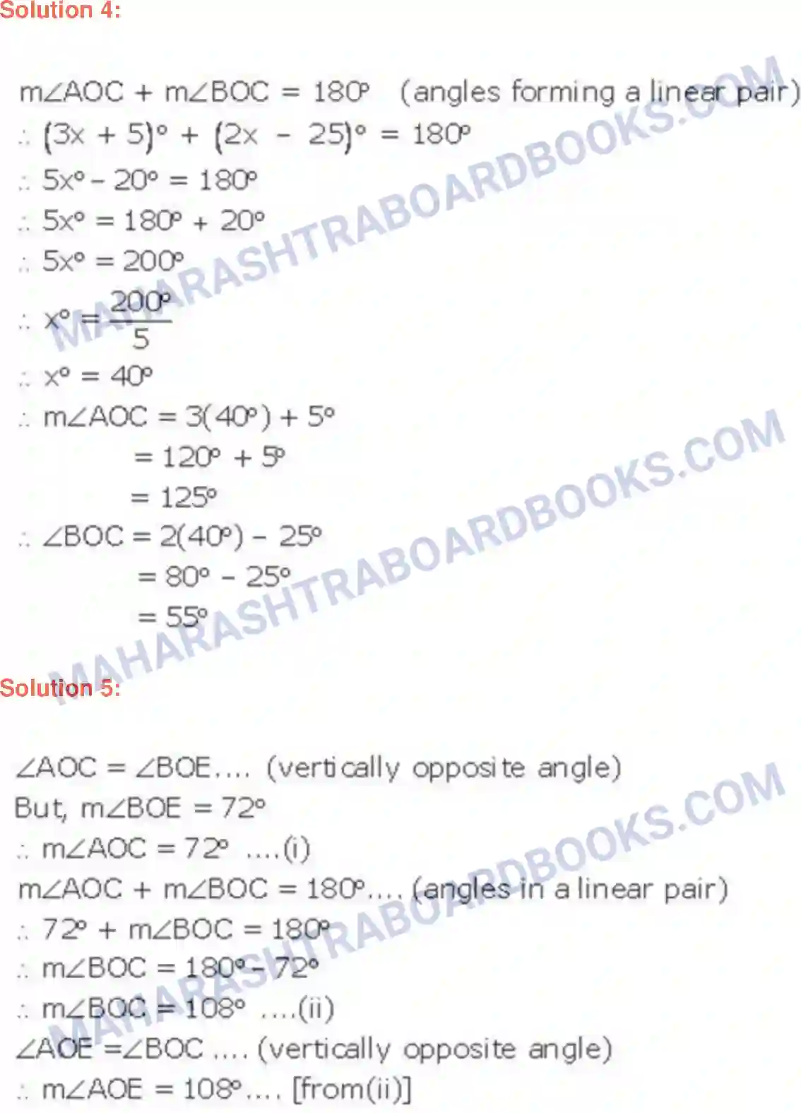 Maharashtra Board Solution Class-9 Geometry Lines And Angles Image 11