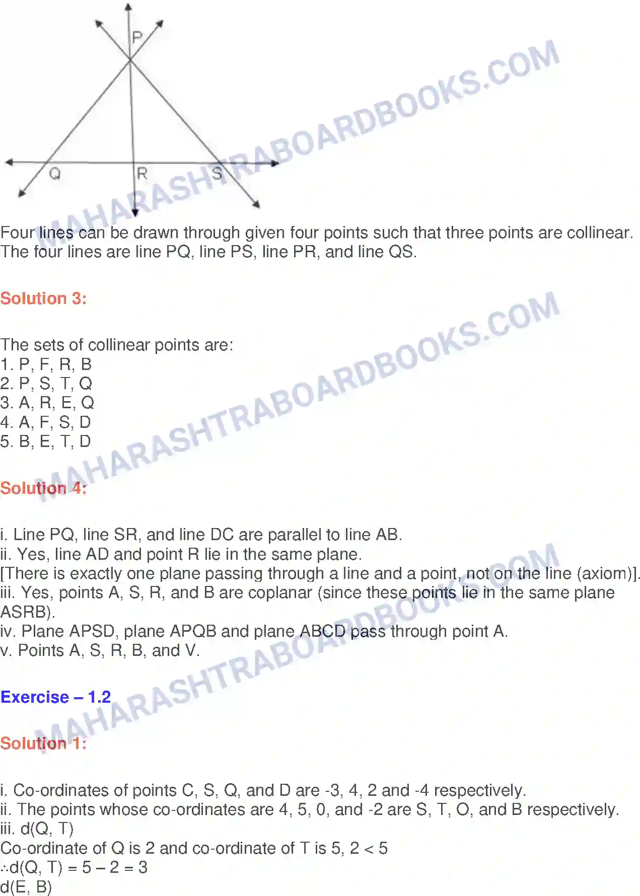 Maharashtra Board Solution Class-9 Geometry Lines And Angles Image 2