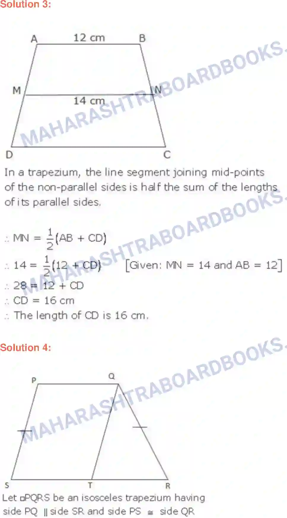 Maharashtra Board Solution class-9 Geometry Quadrilaterals Image 14