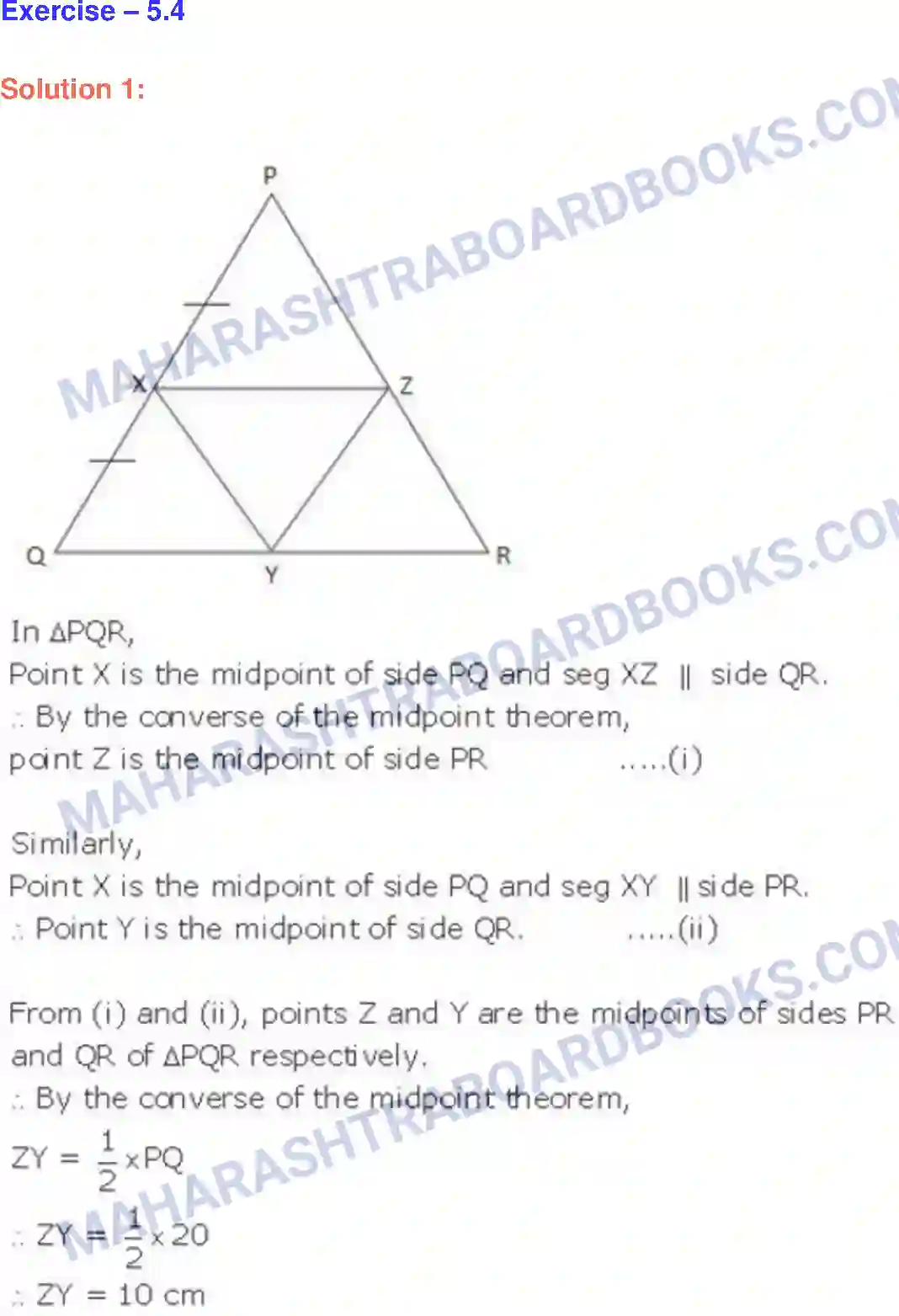 Maharashtra Board Solution class-9 Geometry Quadrilaterals Image 22