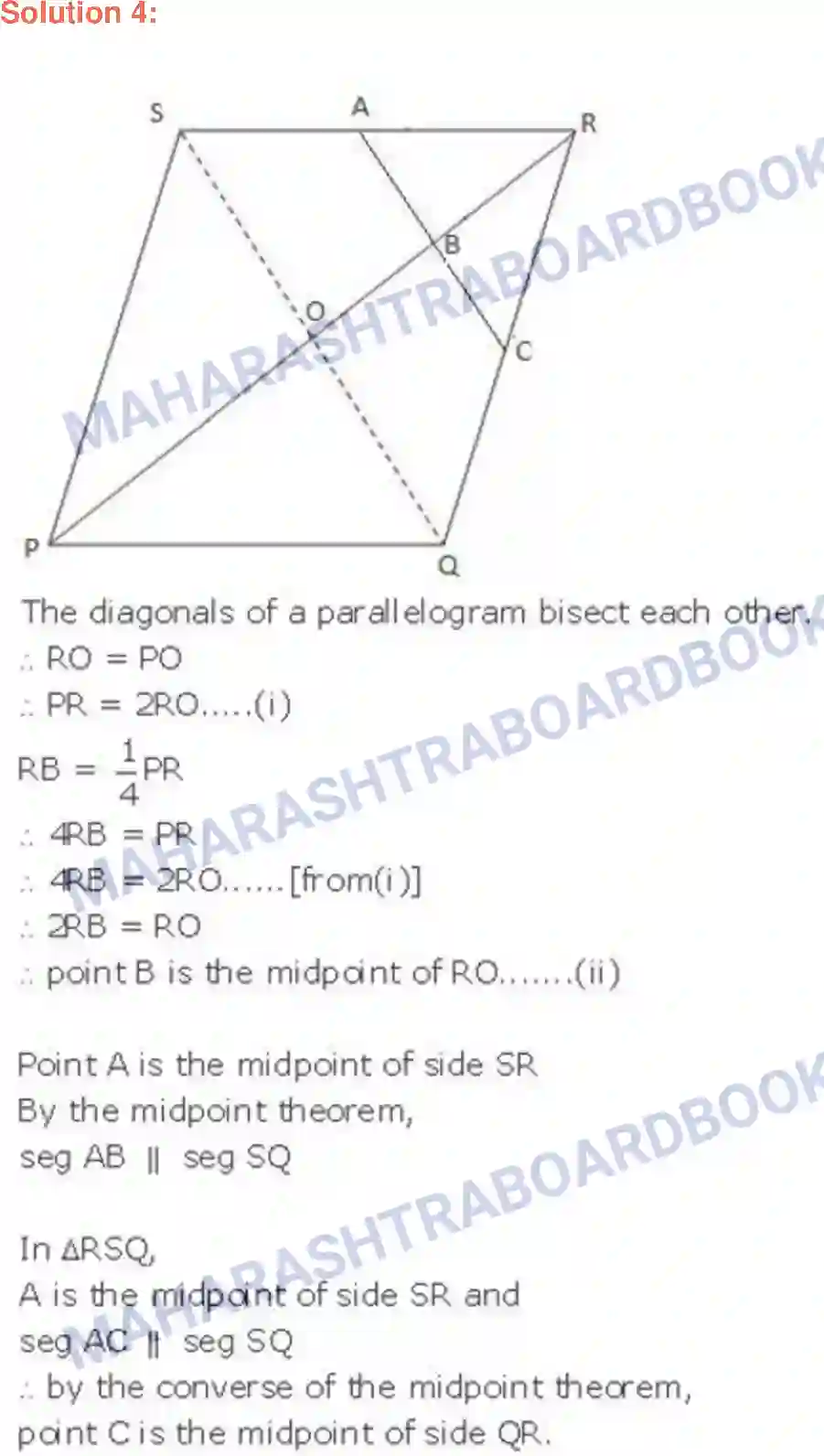 Maharashtra Board Solution class-9 Geometry Quadrilaterals Image 25