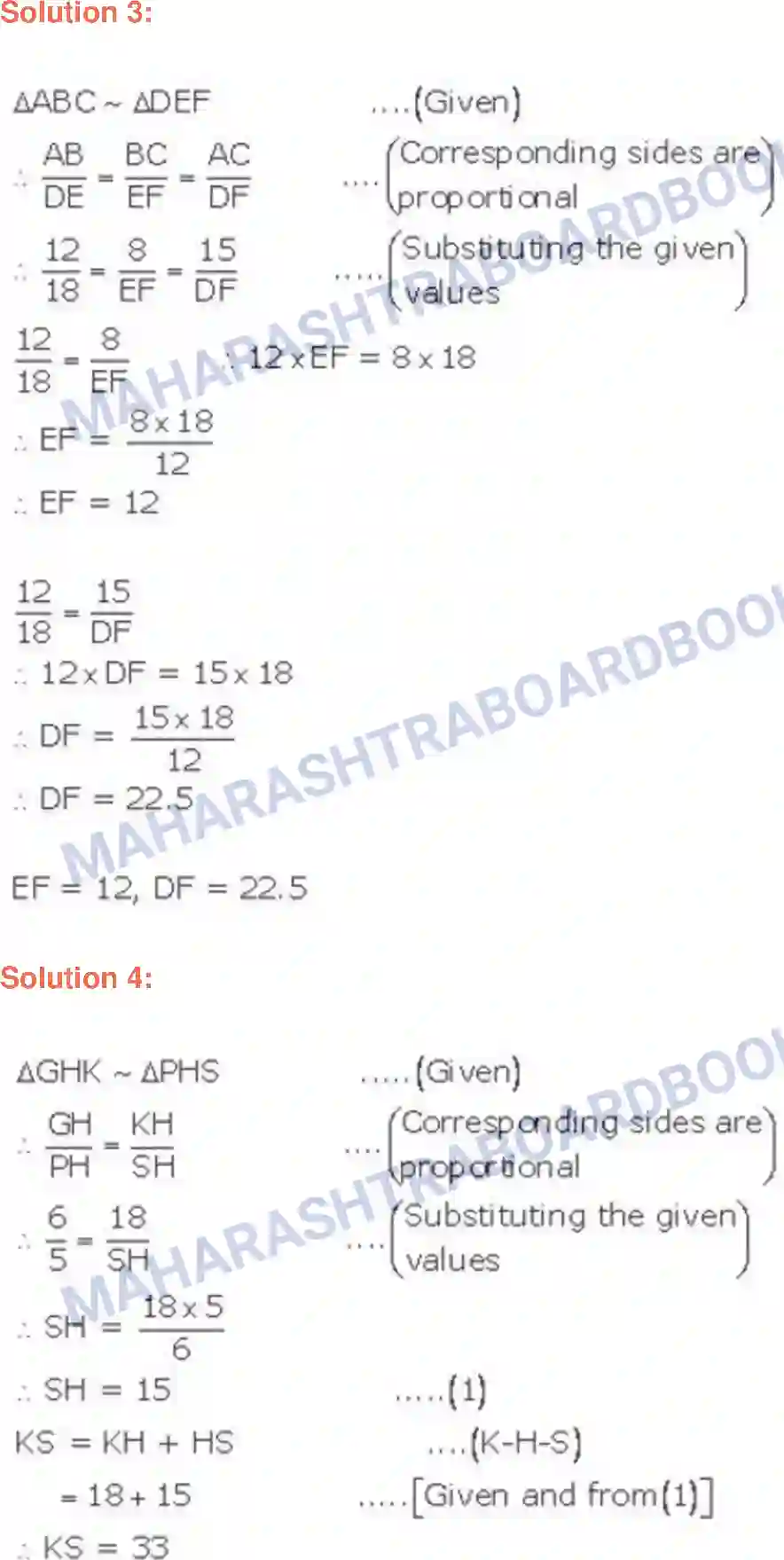 Maharashtra Board Solution Class-9 Geometry Triangles Image 11