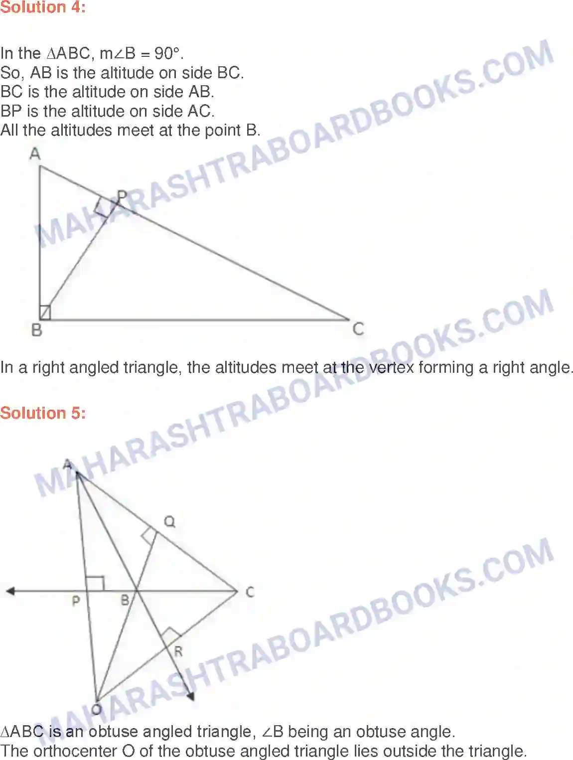 Maharashtra Board Solution Class-9 Geometry Triangles Image 2