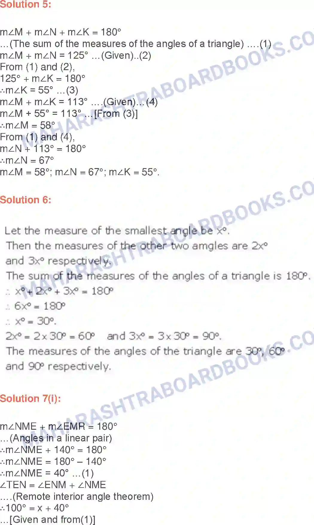 Maharashtra Board Solution Class-9 Geometry Triangles Image 6