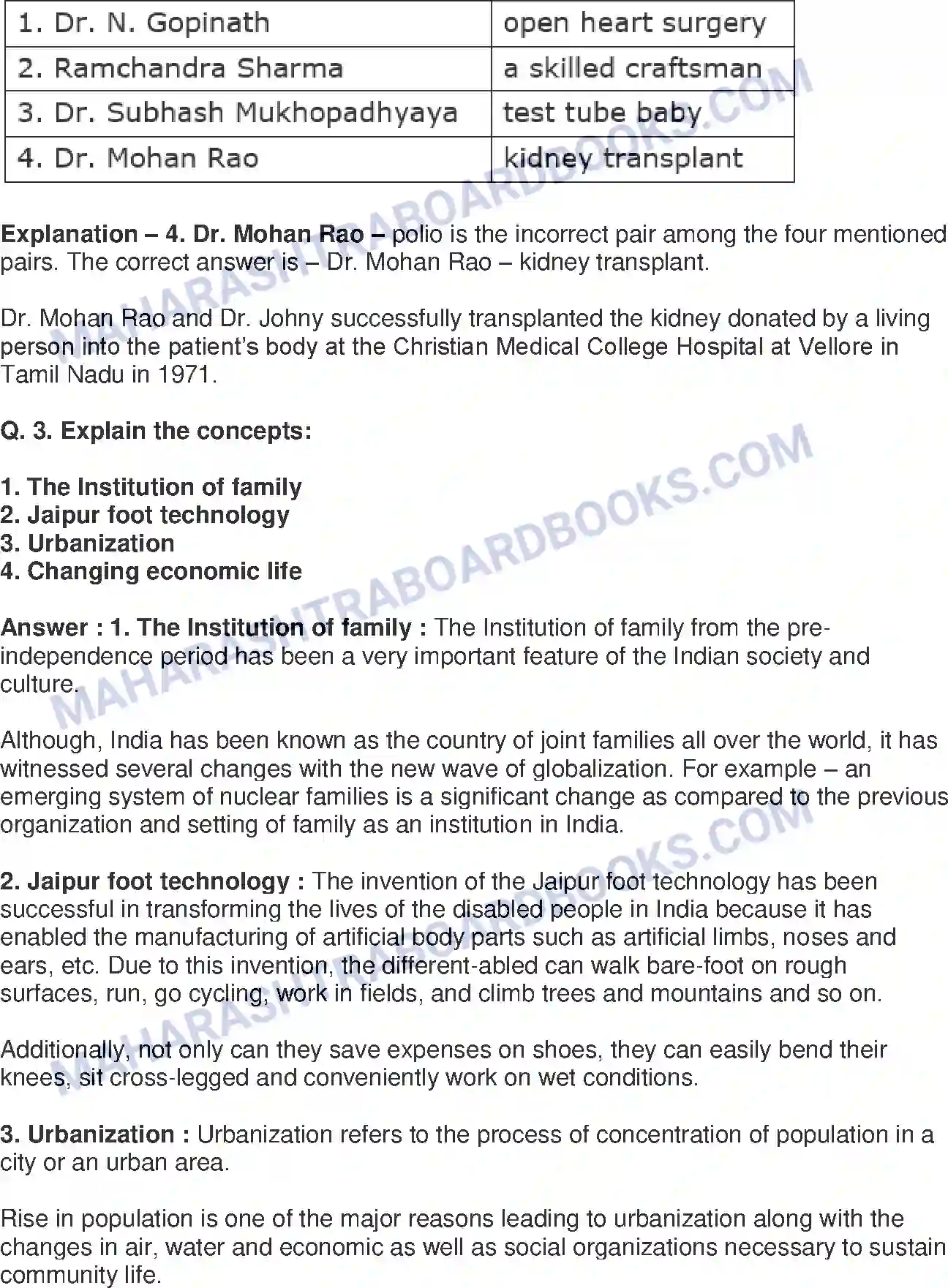 Maharashtra Board Solution class-9 History+-+English+Medium Changing Life : 1 Image 2
