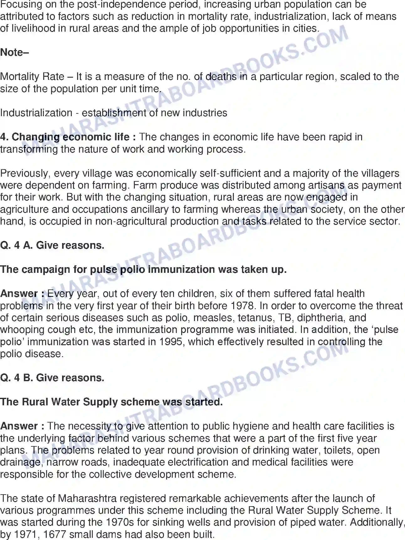 Maharashtra Board Solution class-9 History+-+English+Medium Changing Life : 1 Image 3