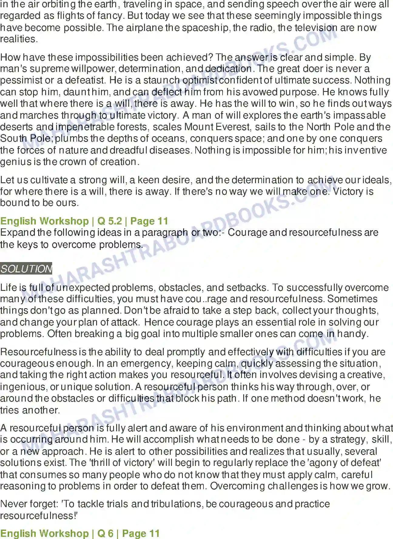Maharashtra Board Solution class-9 Kumarbharati+-+English+Medium A Synopsis-The Swiss Family Robinson Image 11