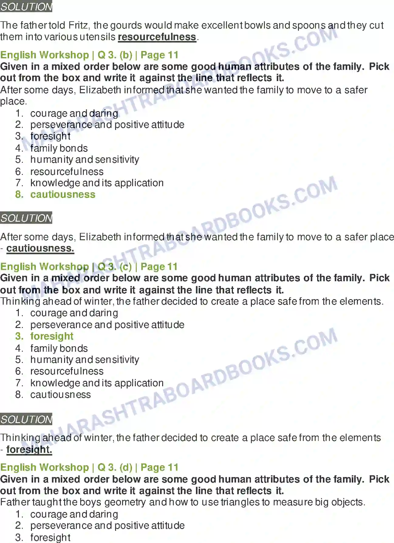 Maharashtra Board Solution class-9 Kumarbharati+-+English+Medium A Synopsis-The Swiss Family Robinson Image 8