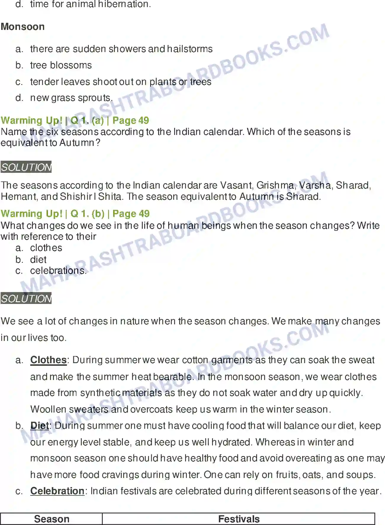 Maharashtra Board Solution class-9 Kumarbharati+-+English+Medium Autumn Image 2