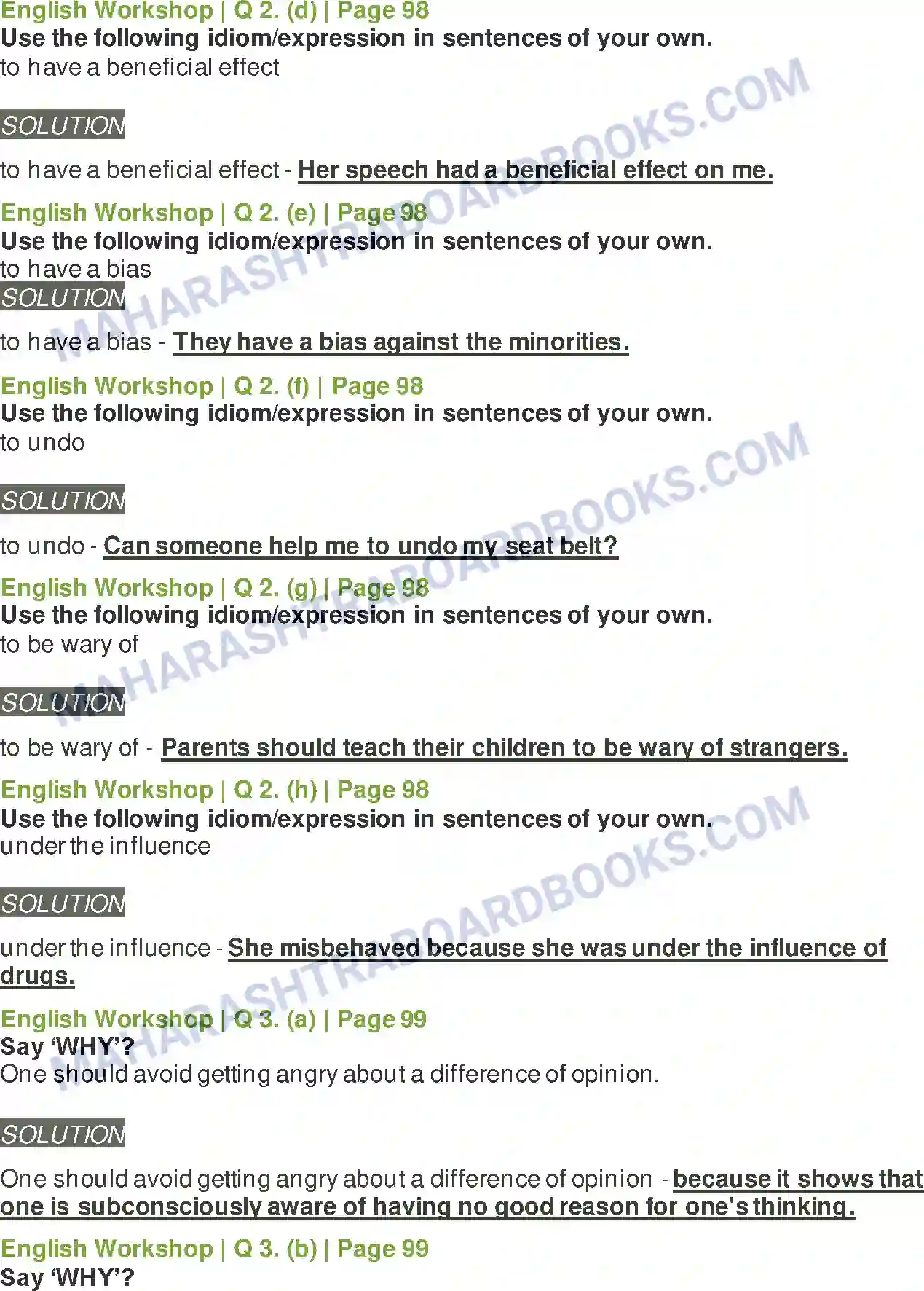 Maharashtra Board Solution class-9 Kumarbharati+-+English+Medium Intellectual Rubbish Image 5