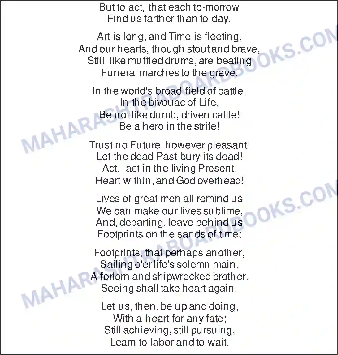 Maharashtra Board Solution class-9 Kumarbharati+-+English+Medium Life Image 7